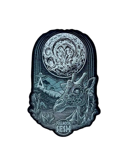 Preview pic of FMS (Full Moon Sesh) x Mothership "Giraffe" Moodmat