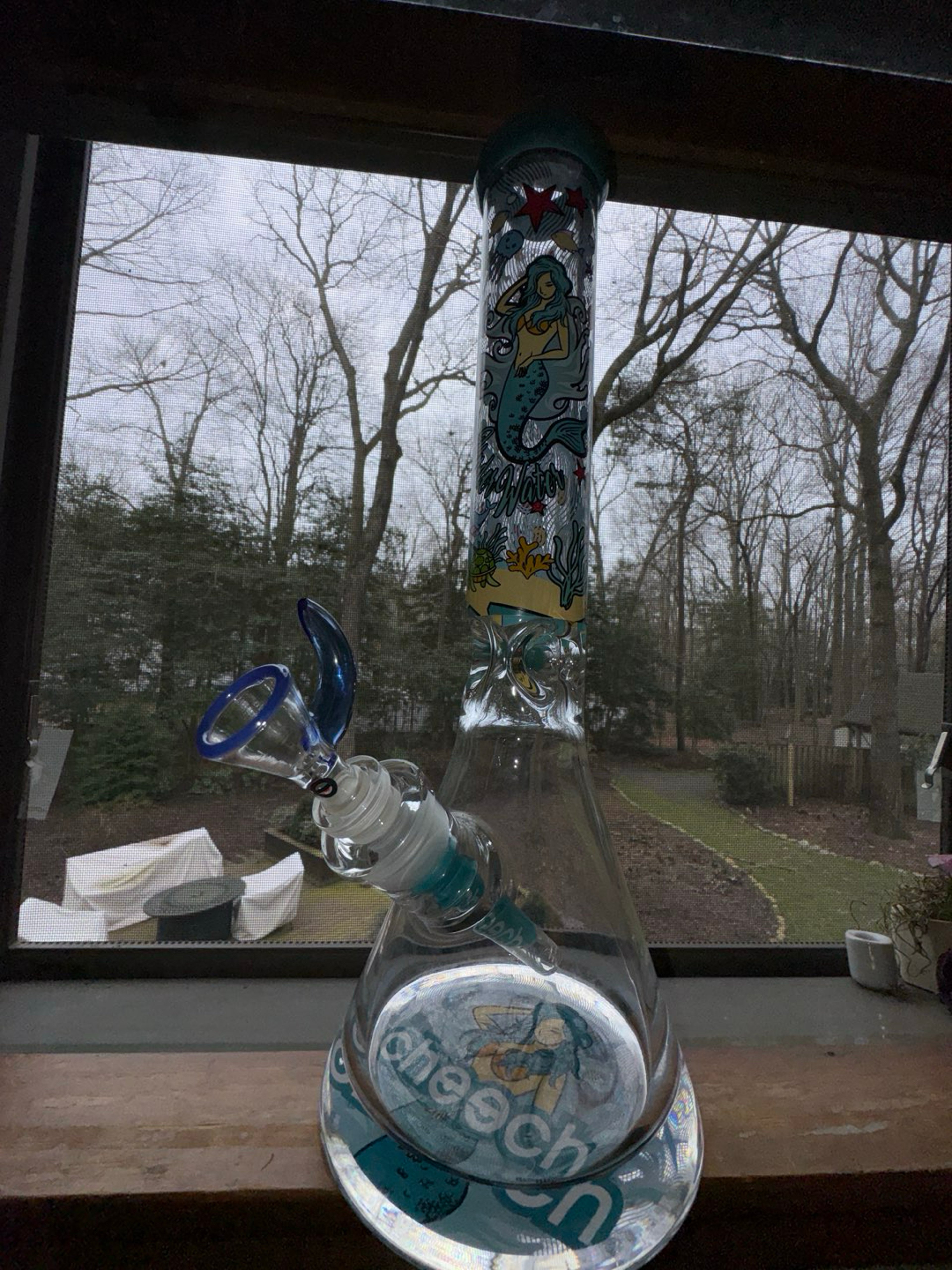 Preview pic of 🧜‍♀️CHEECH Mermaid Beaker Bong