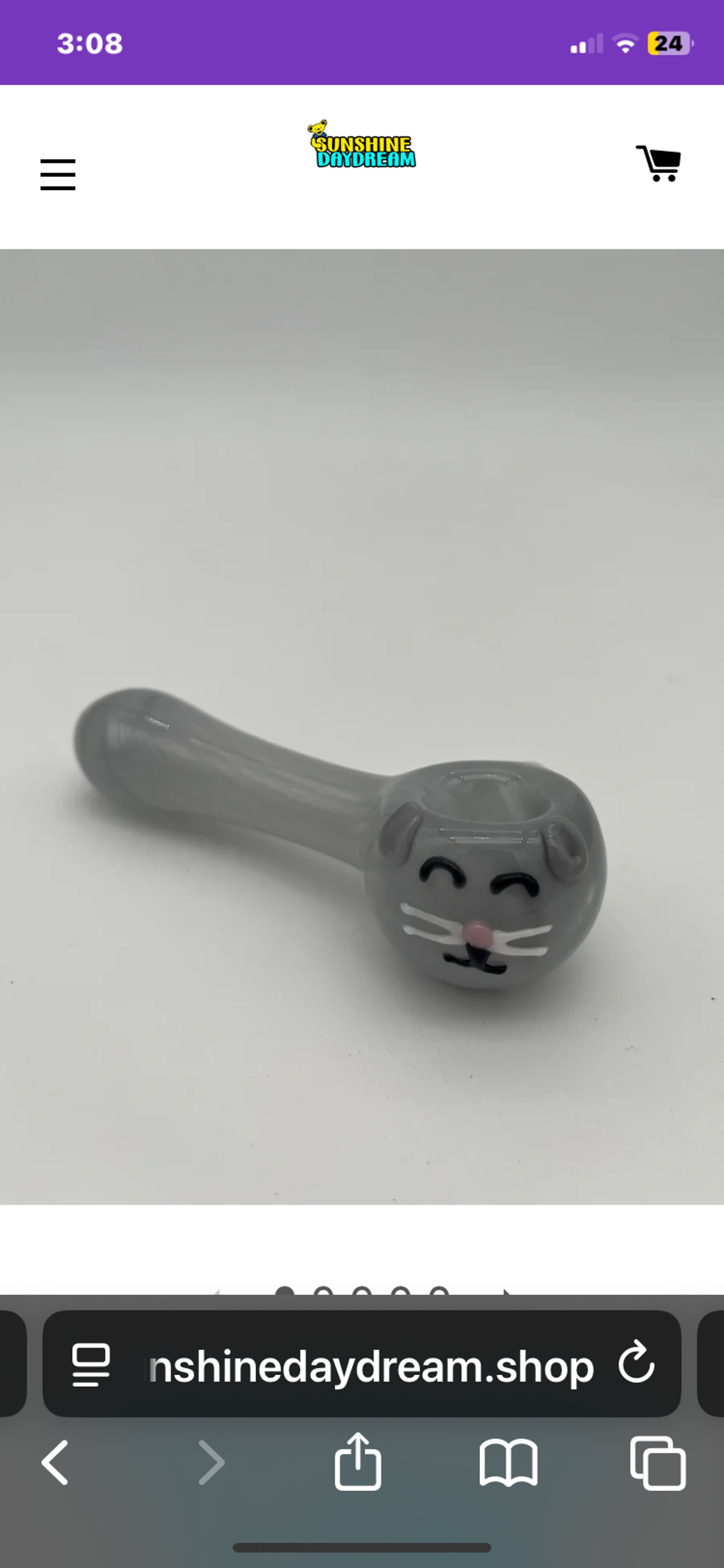 Preview pic of Kristi Conant Grey Cat Dry Pipe