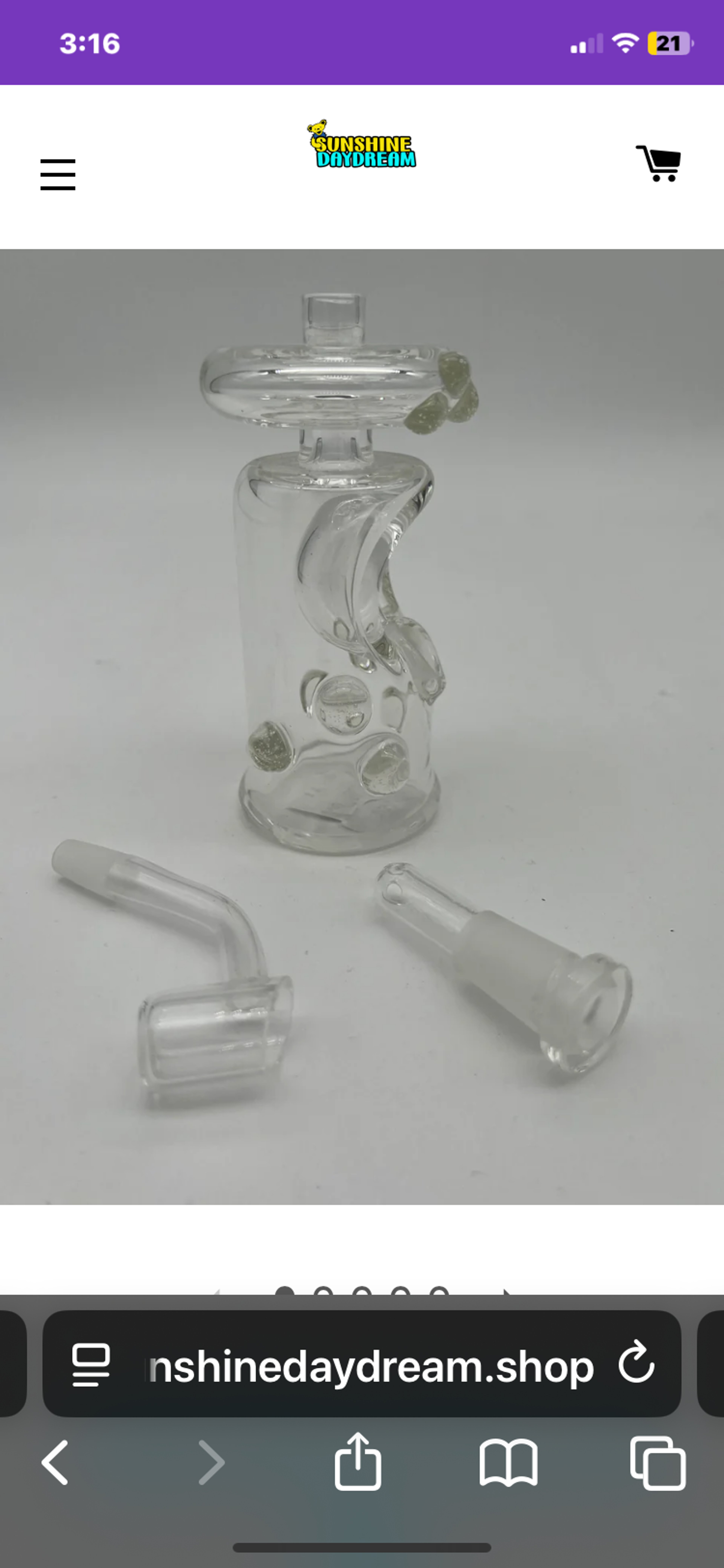 Joda Glass Chug Jug Rig image 0