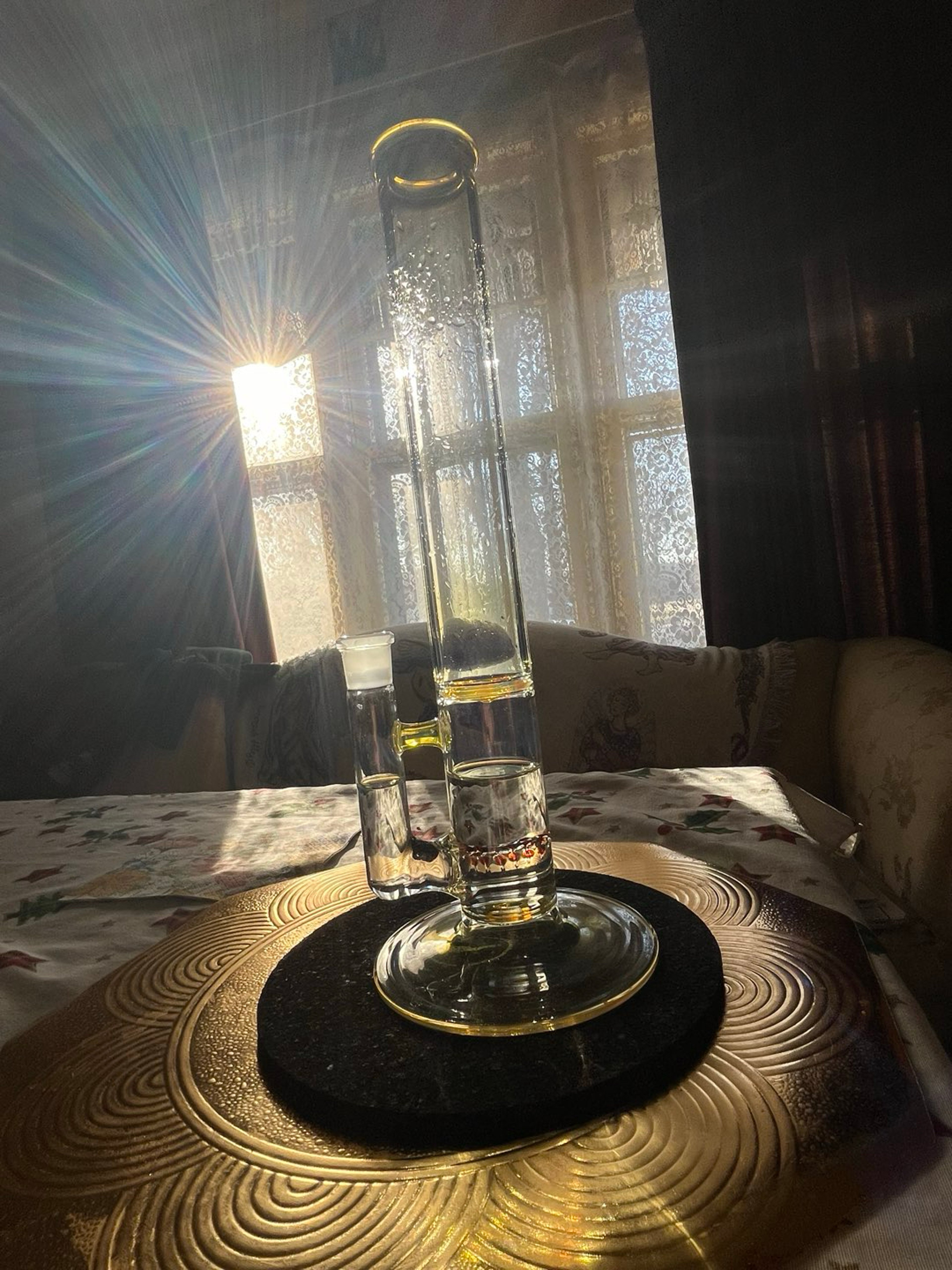 3 hole disc perc inline tube papa p 18mm image 0