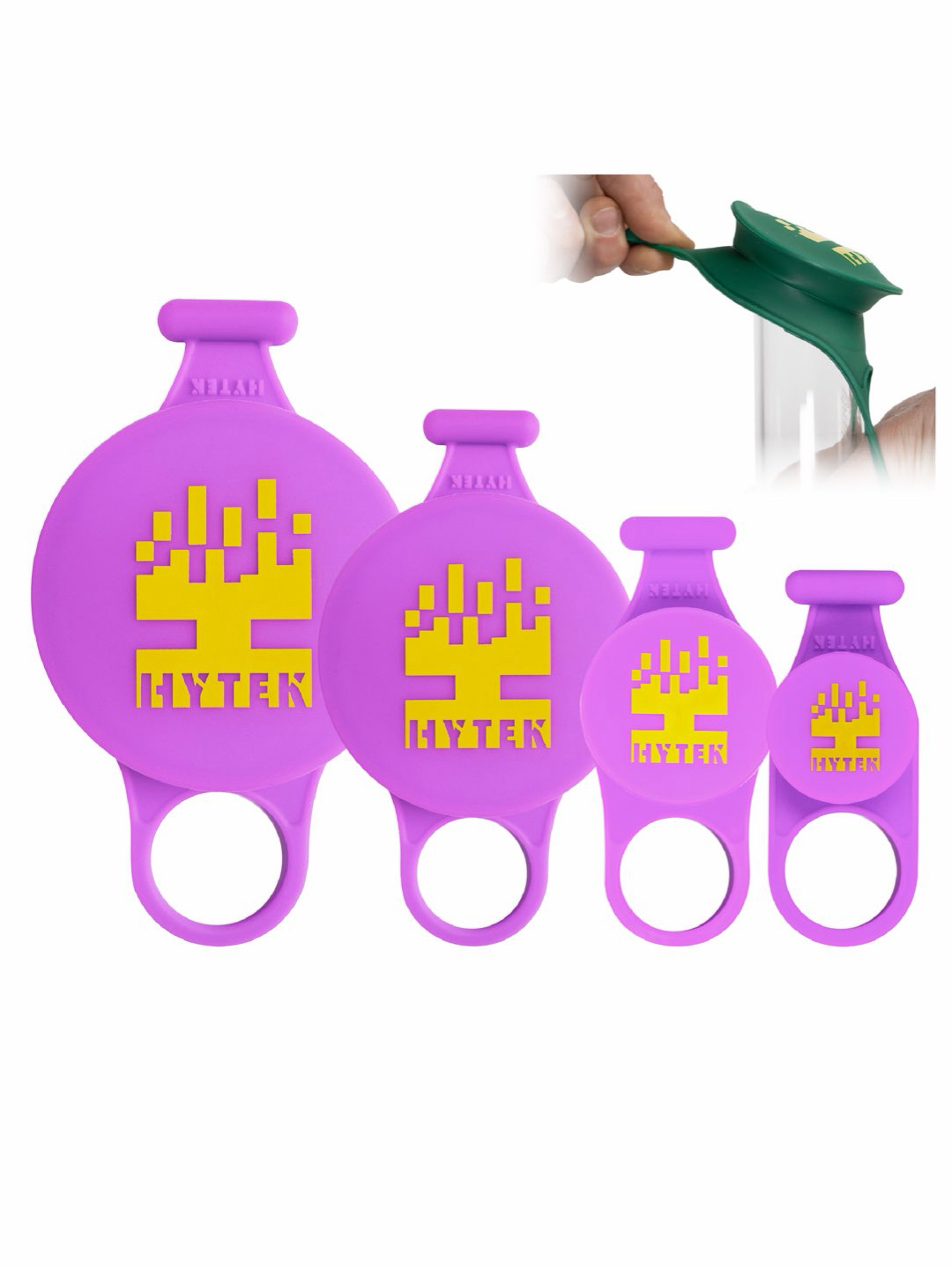 Pink Slyme - Bong and Rig Cleaning Cap by HYTEK (PATENT PENDING) - Includes 4 Caps T image 0