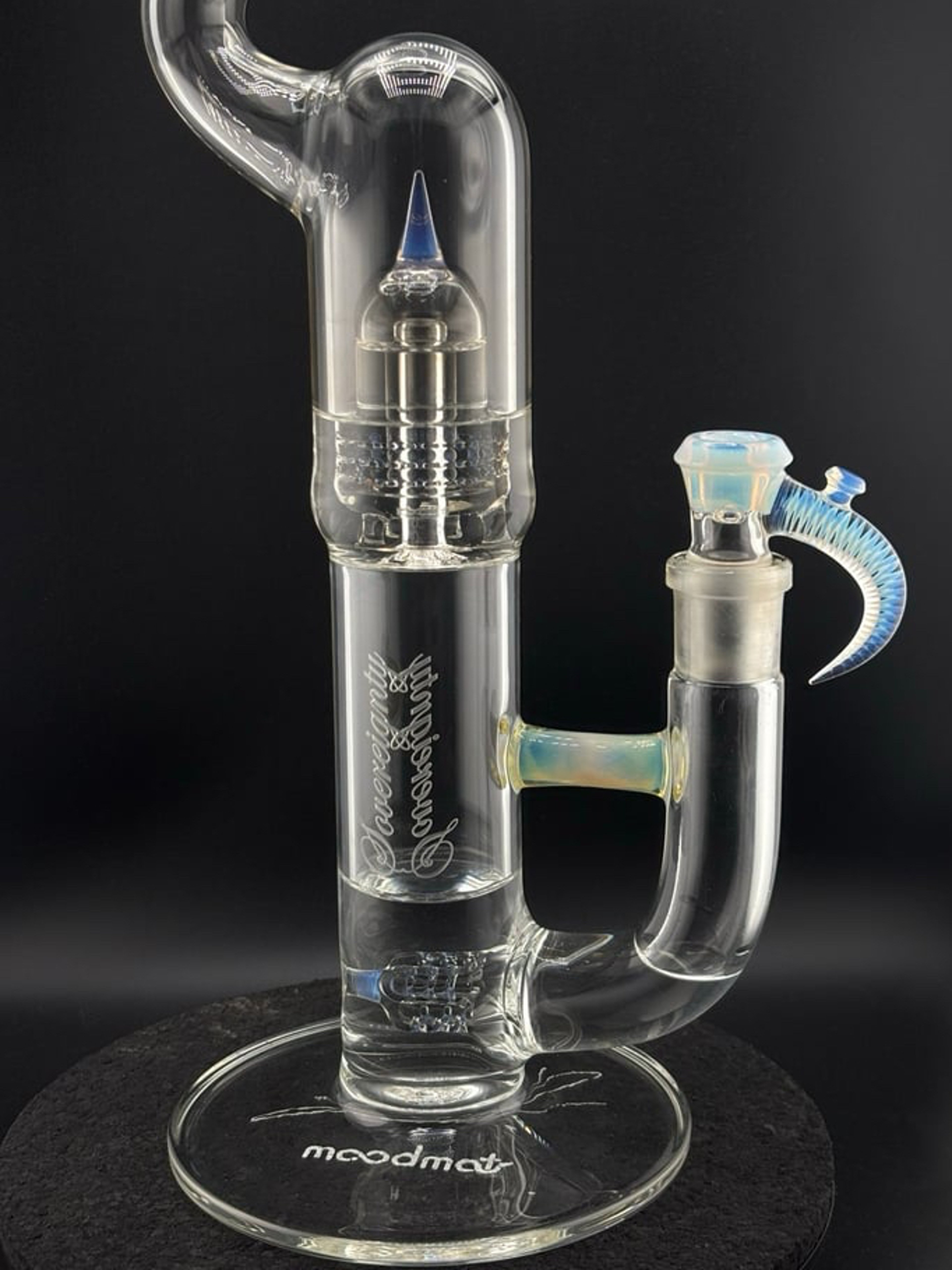 Mini 3-Line to Grid Dome Natty Neck in Ghost image 0