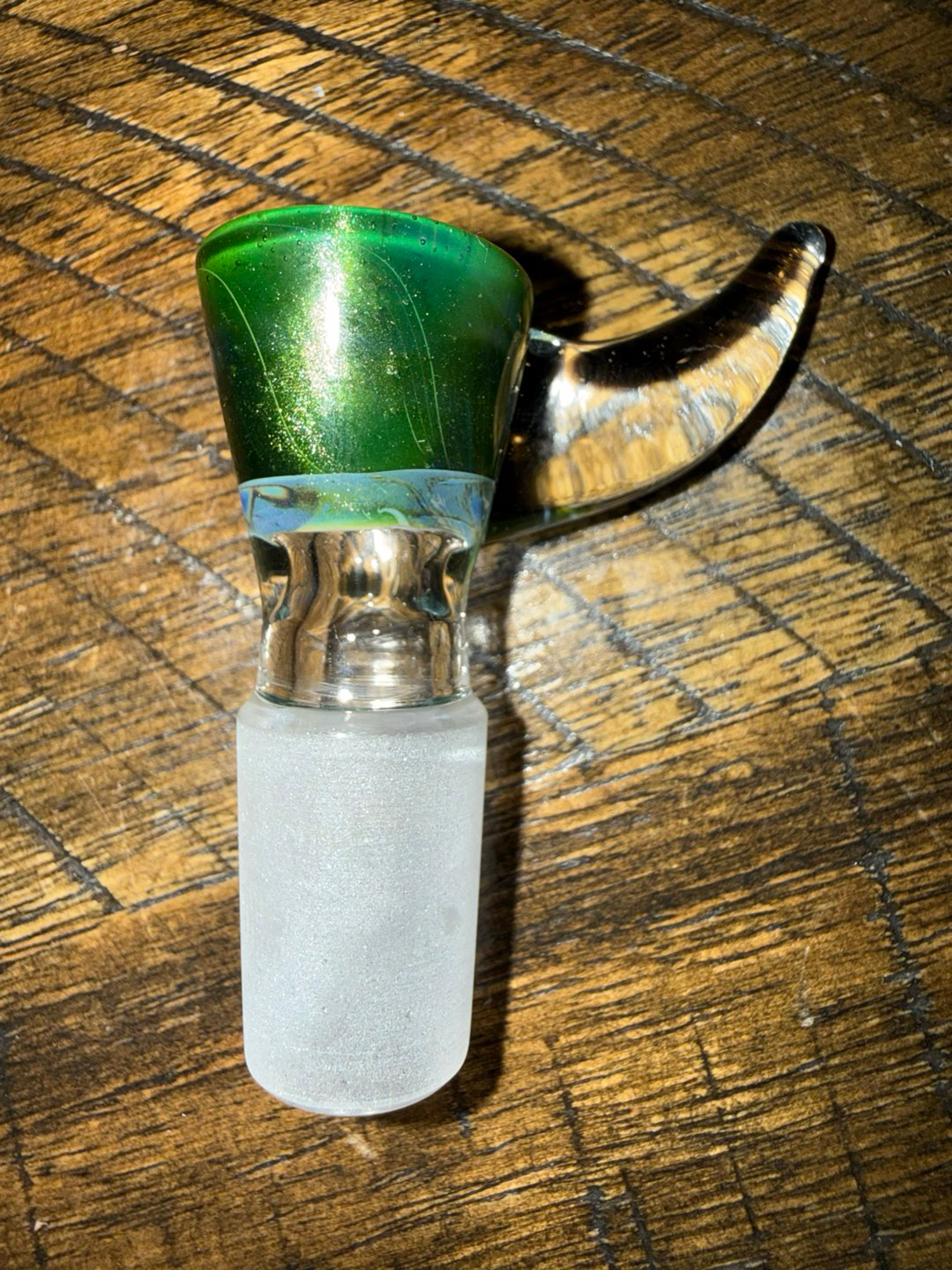 Glass Distractions 14mm 1 Hole Slide image 0