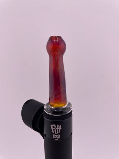 Preview pic of Brando Glass Puff Pivot Toper  and - Amber Purple