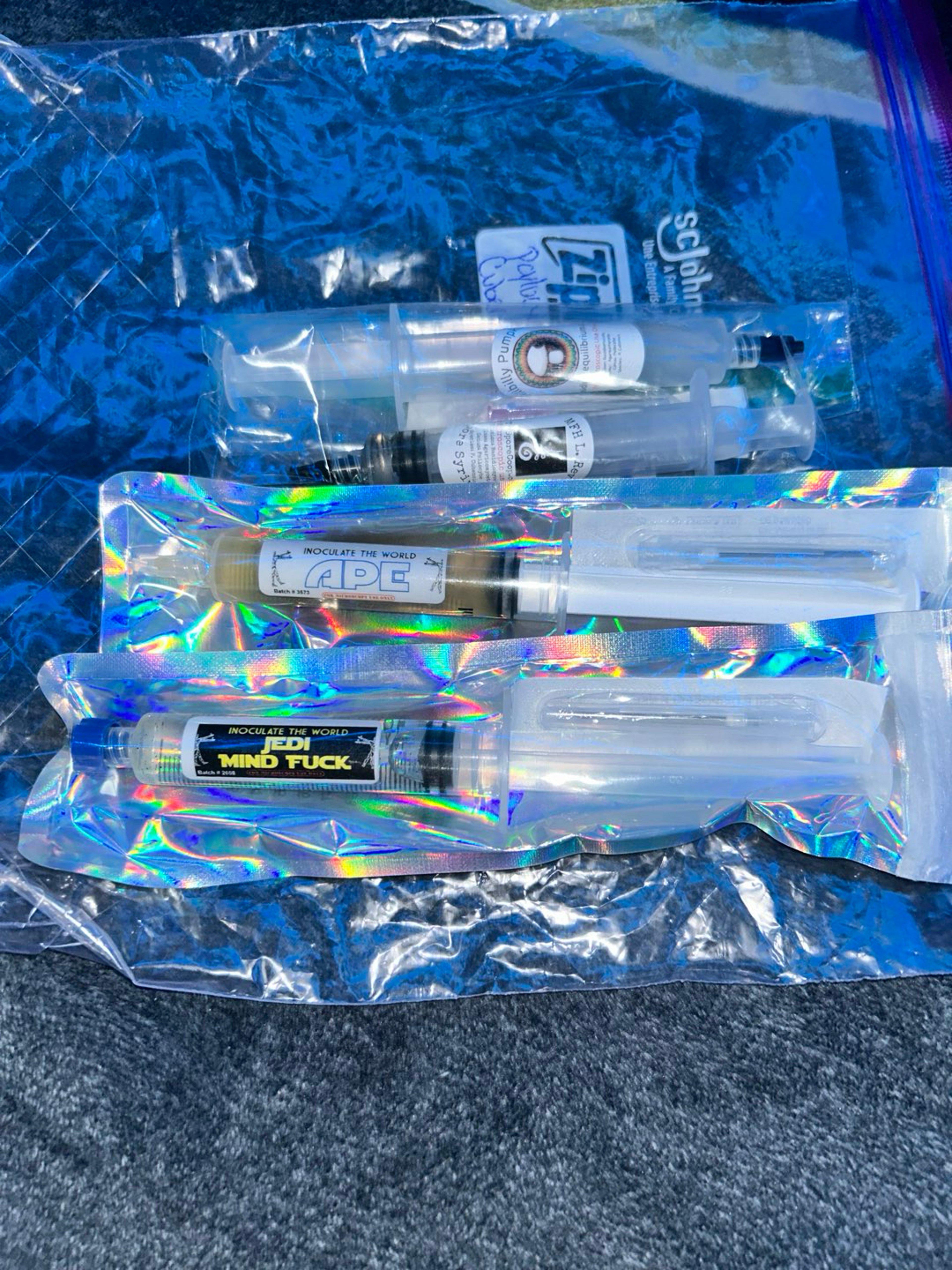 Spore syringes by inoculate the word best genetic hands down I got the best strains image 0