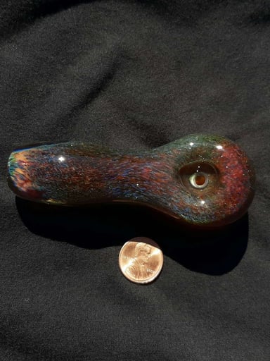 Preview pic of Inside out, frit, borosilicate glass pipe