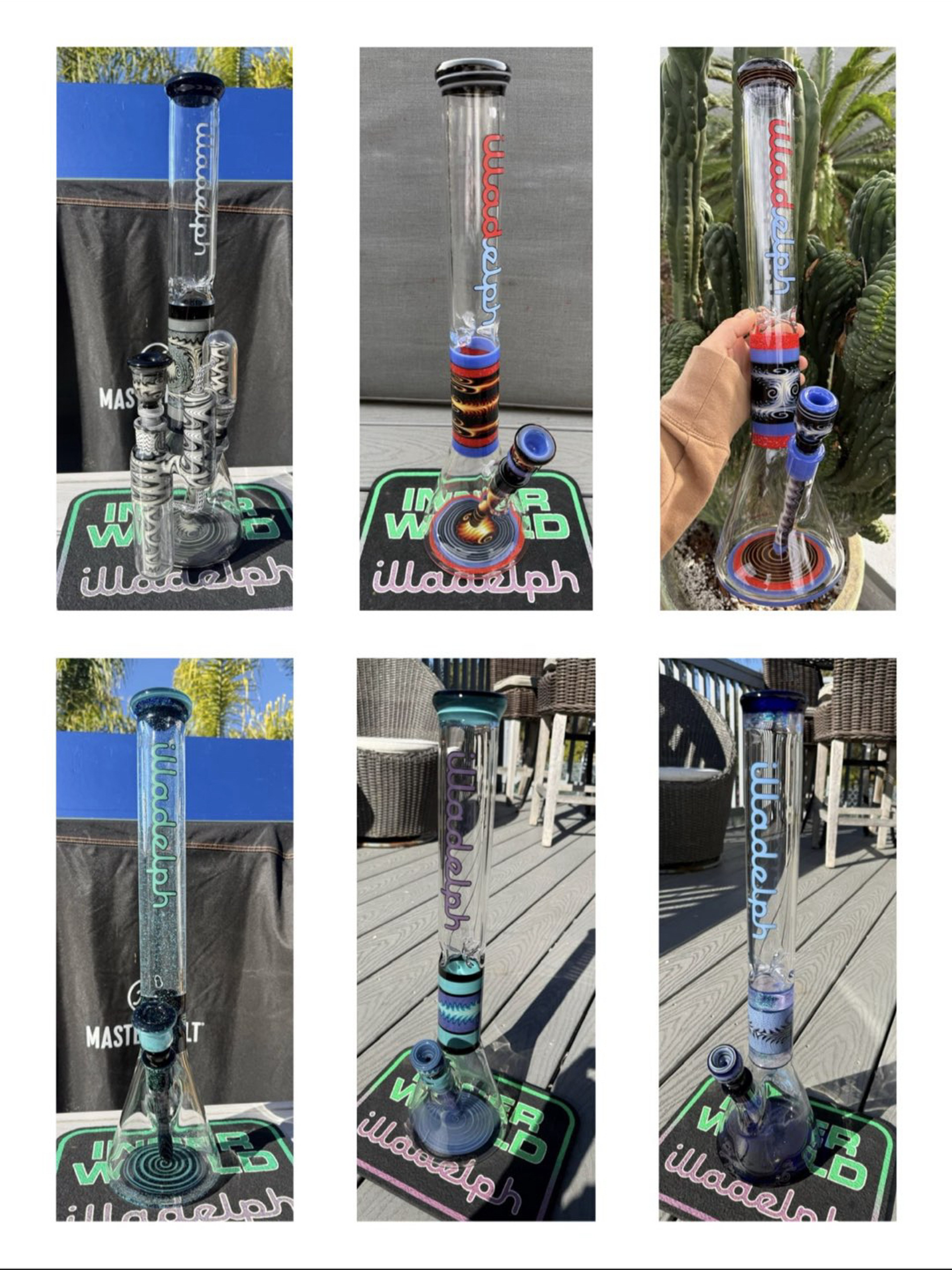 Preview pic of Worked Illadelph Beakers For Sale