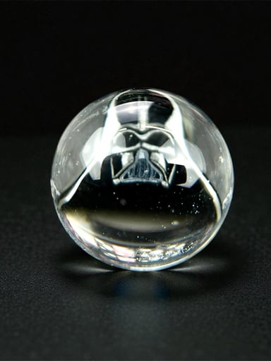 Preview pic of Steven H Glass – Star Wars Darth Vader Millie Valve Marble (12–13mm)