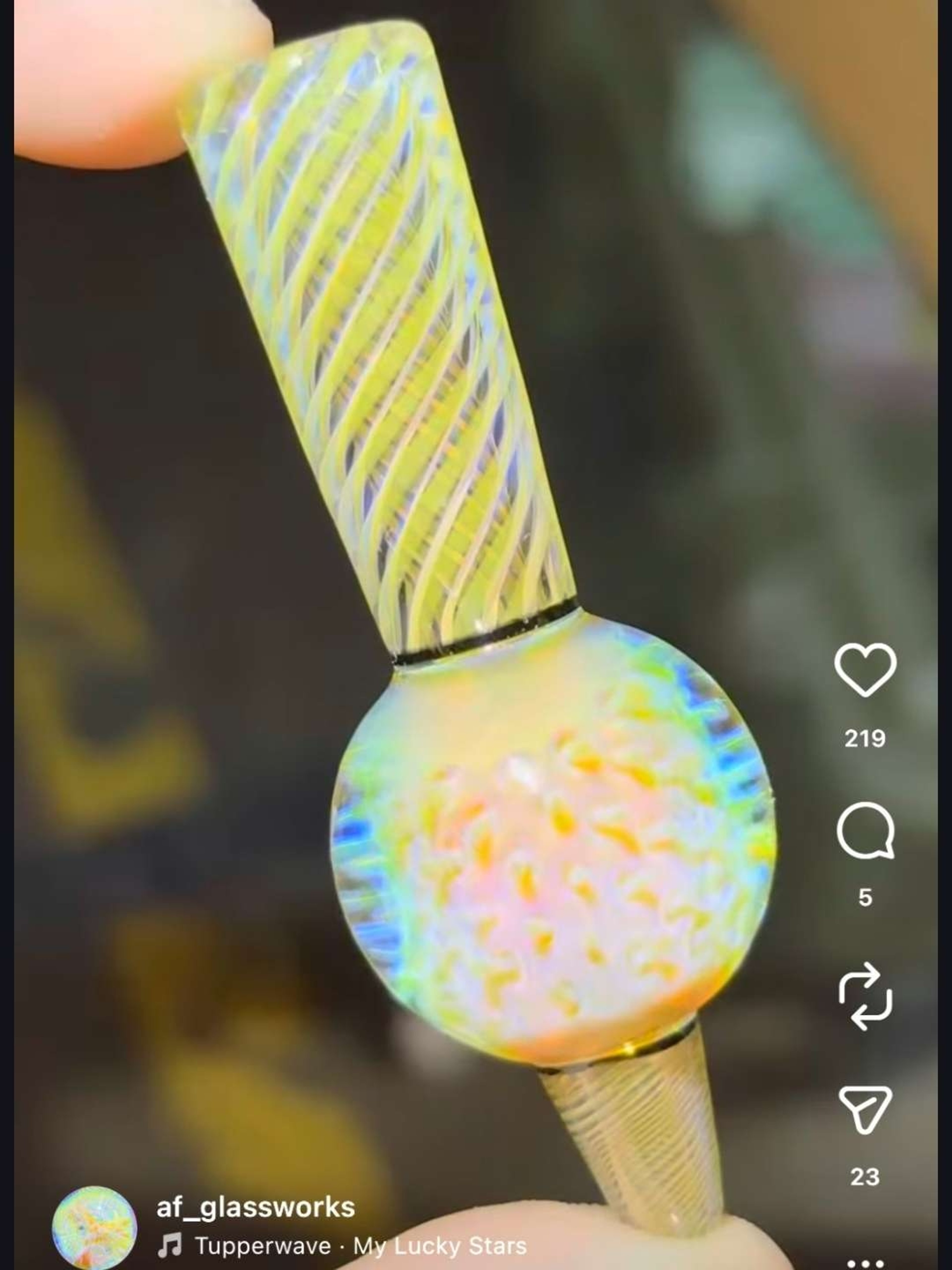 Af glass carb cap image 0