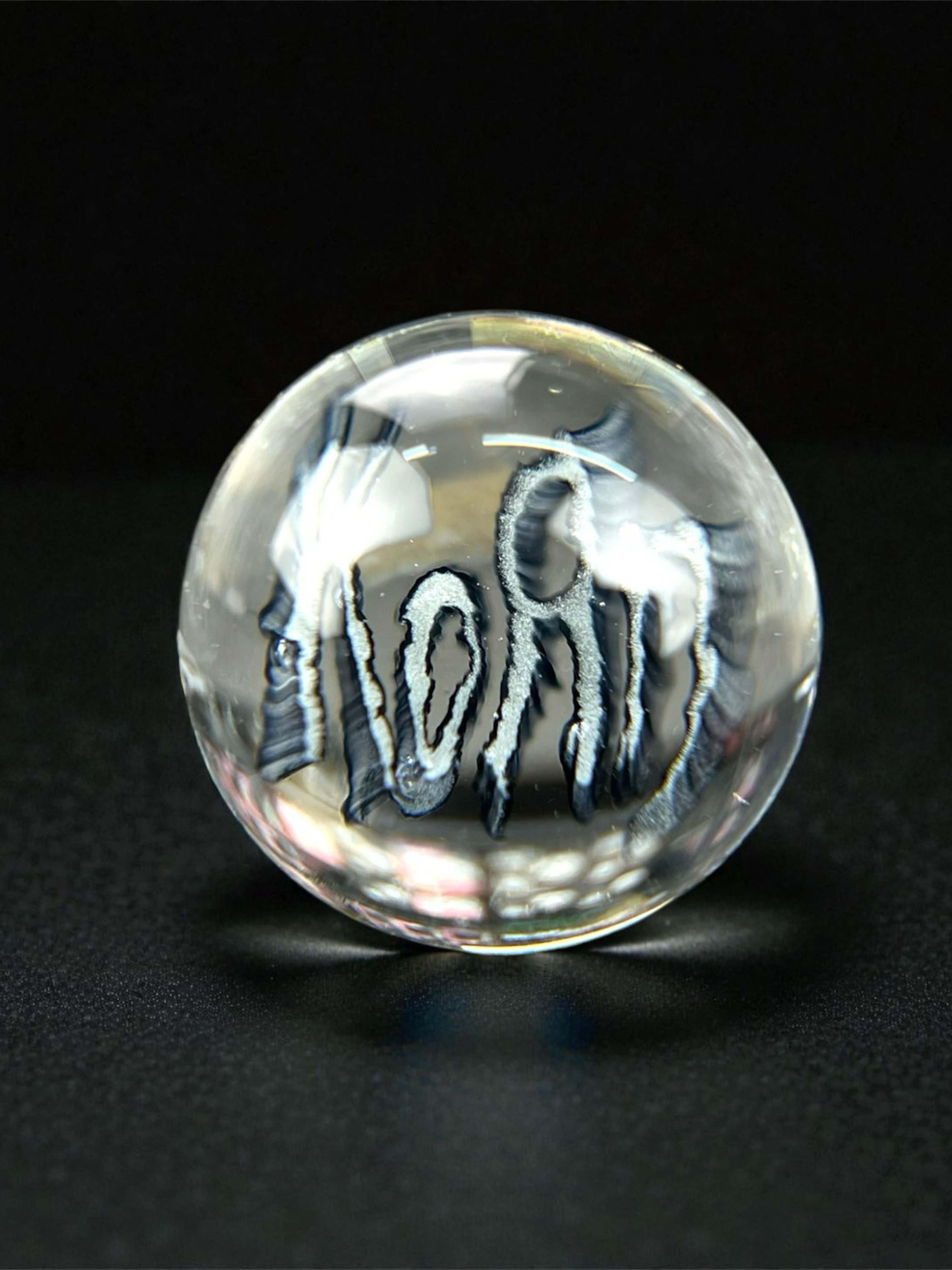 Preview pic of Steven H Glass – Korn Millie Valve Marble (12–13mm)