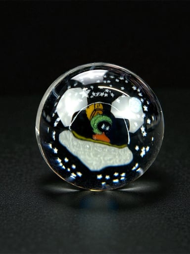 Preview pic of Steven H Glass – Marvin the Martian Millie Valve Marble (12–13mm)