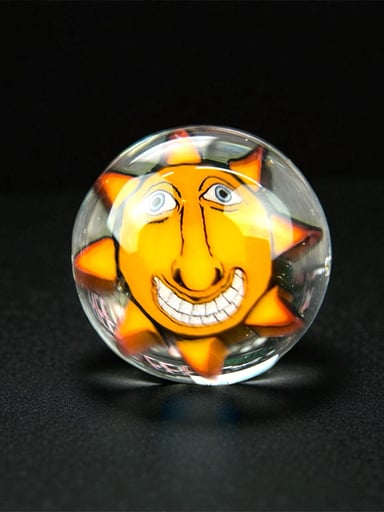 Preview pic of Steven H Glass – Sun Millie Valve Marble (12–13mm)