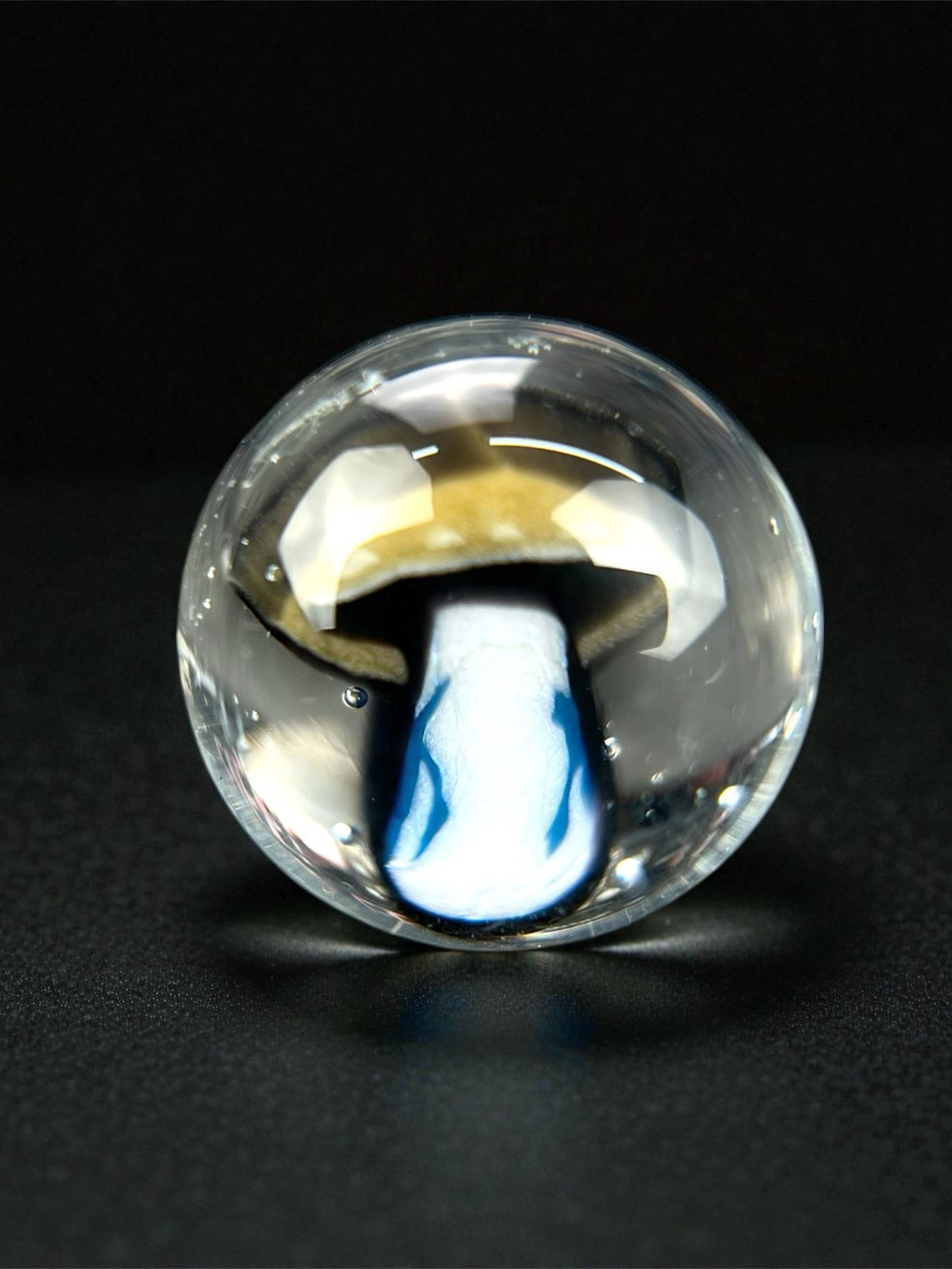 Preview pic of Steven H Glass – Mushroom Millie Valve Marble (12–13mm)