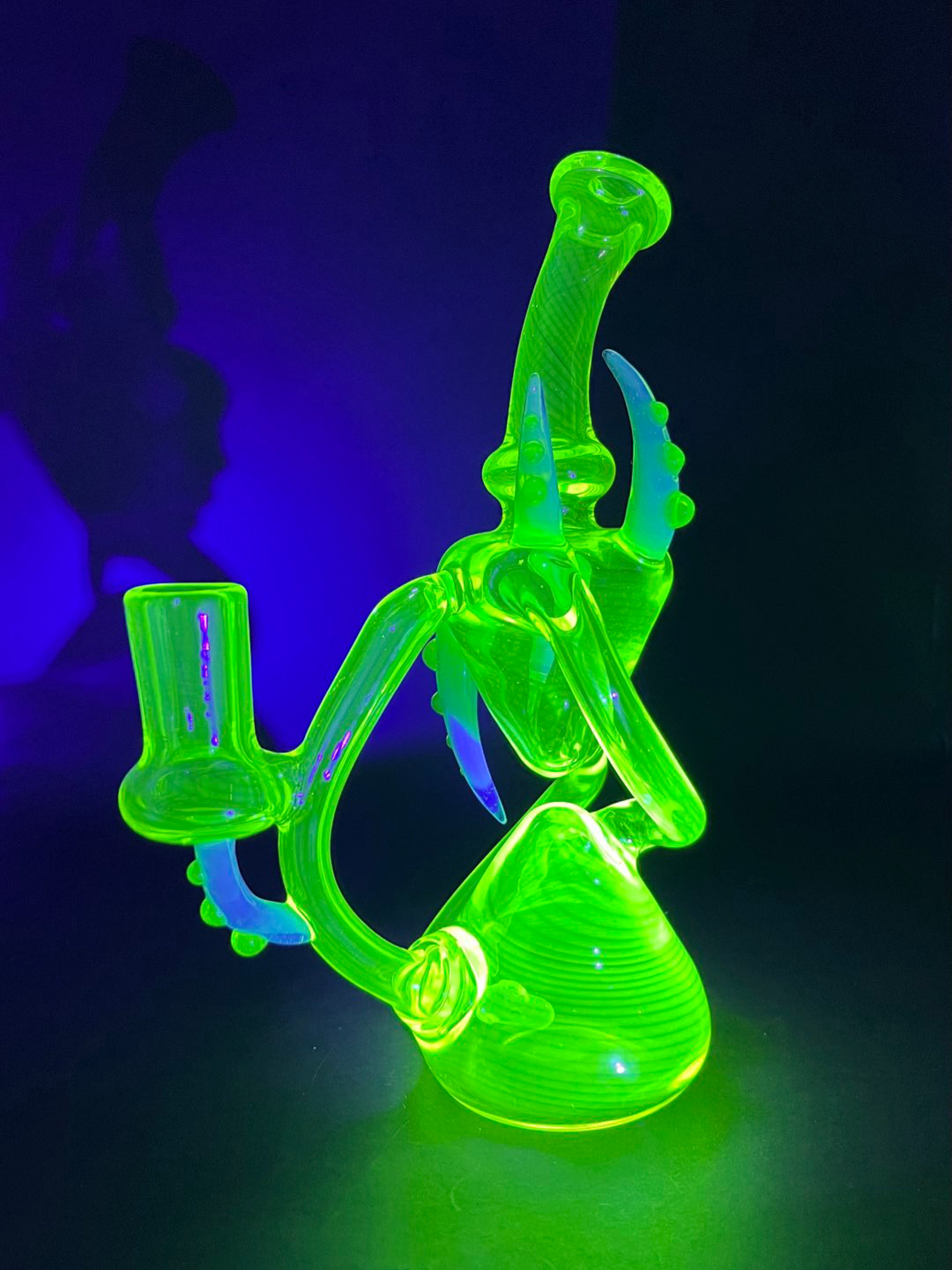 ILoveFrank Glass Citrine Horned Recycler image 0