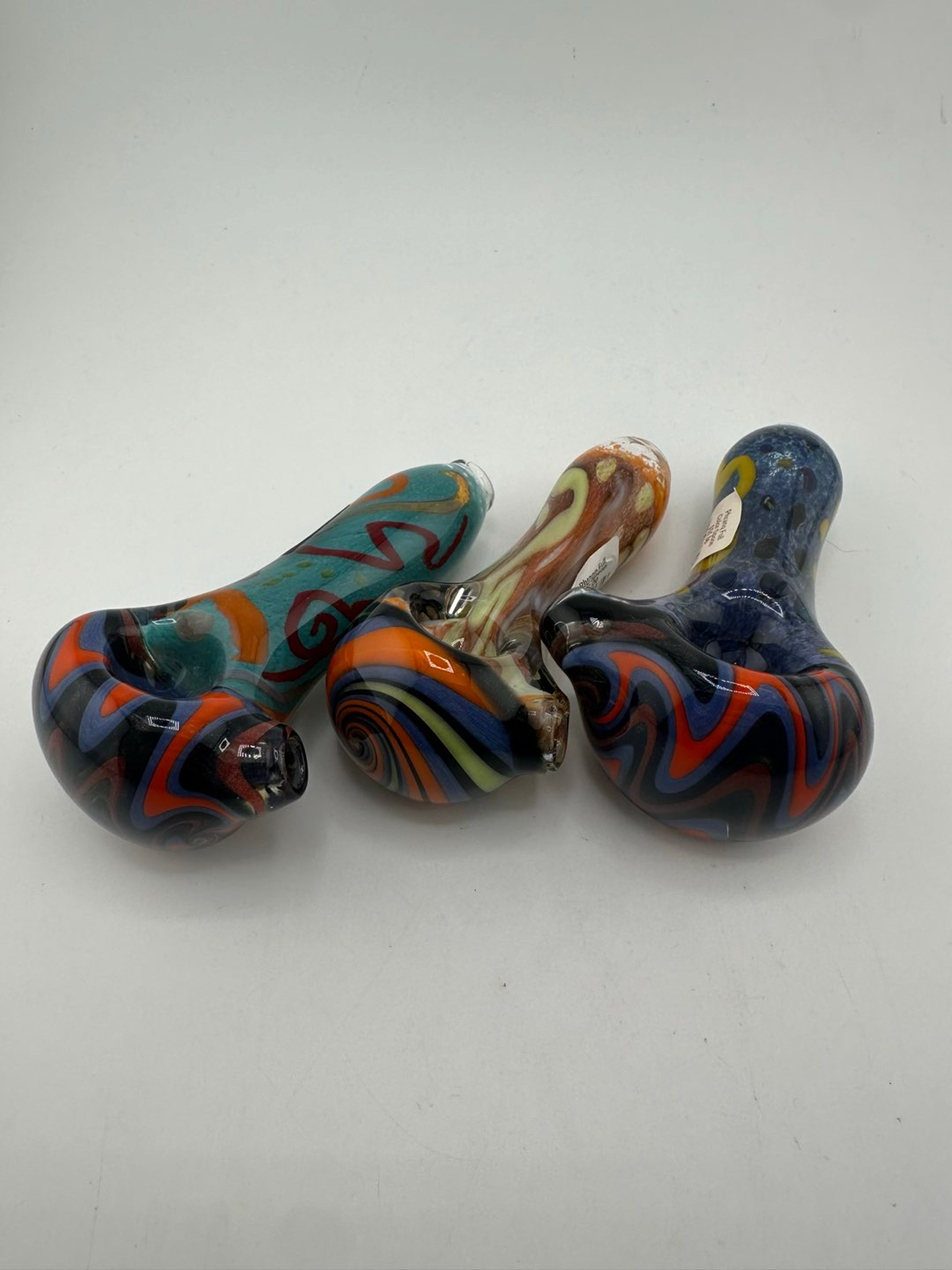 Phranq Glass Dry Pipe Squiggle Line Work image 0