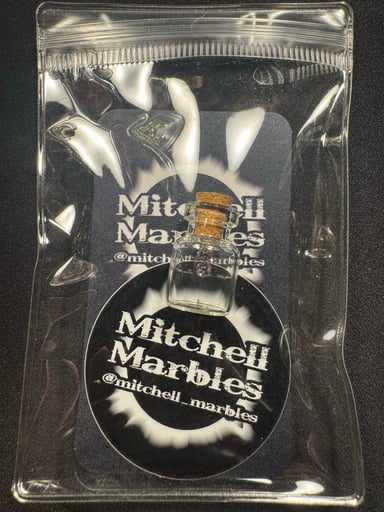 Preview pic of Pink Lollipop pearls by Mitchell Marbles