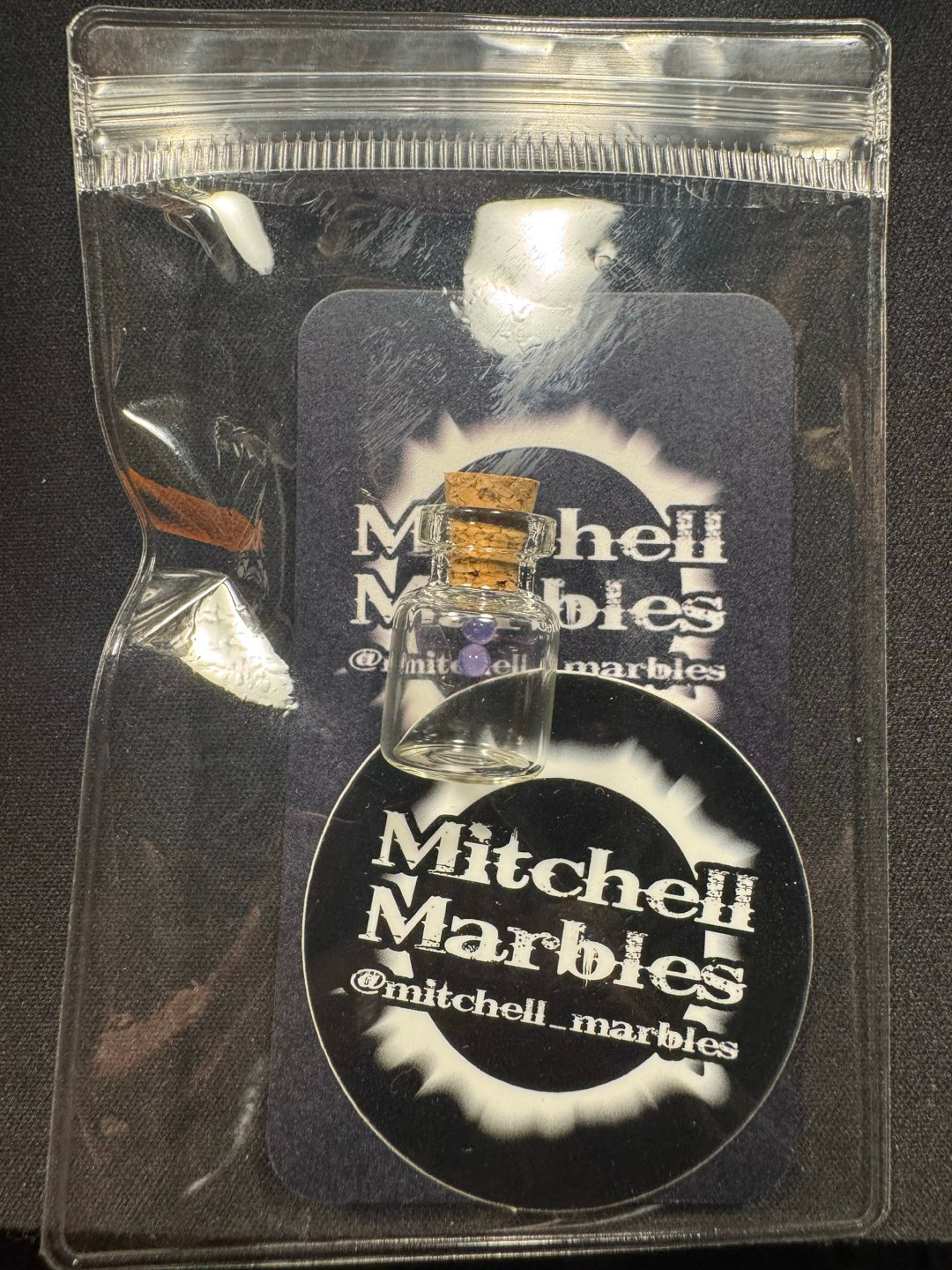 Preview pic of Pink Slyme pearls by Mitchell Marbles