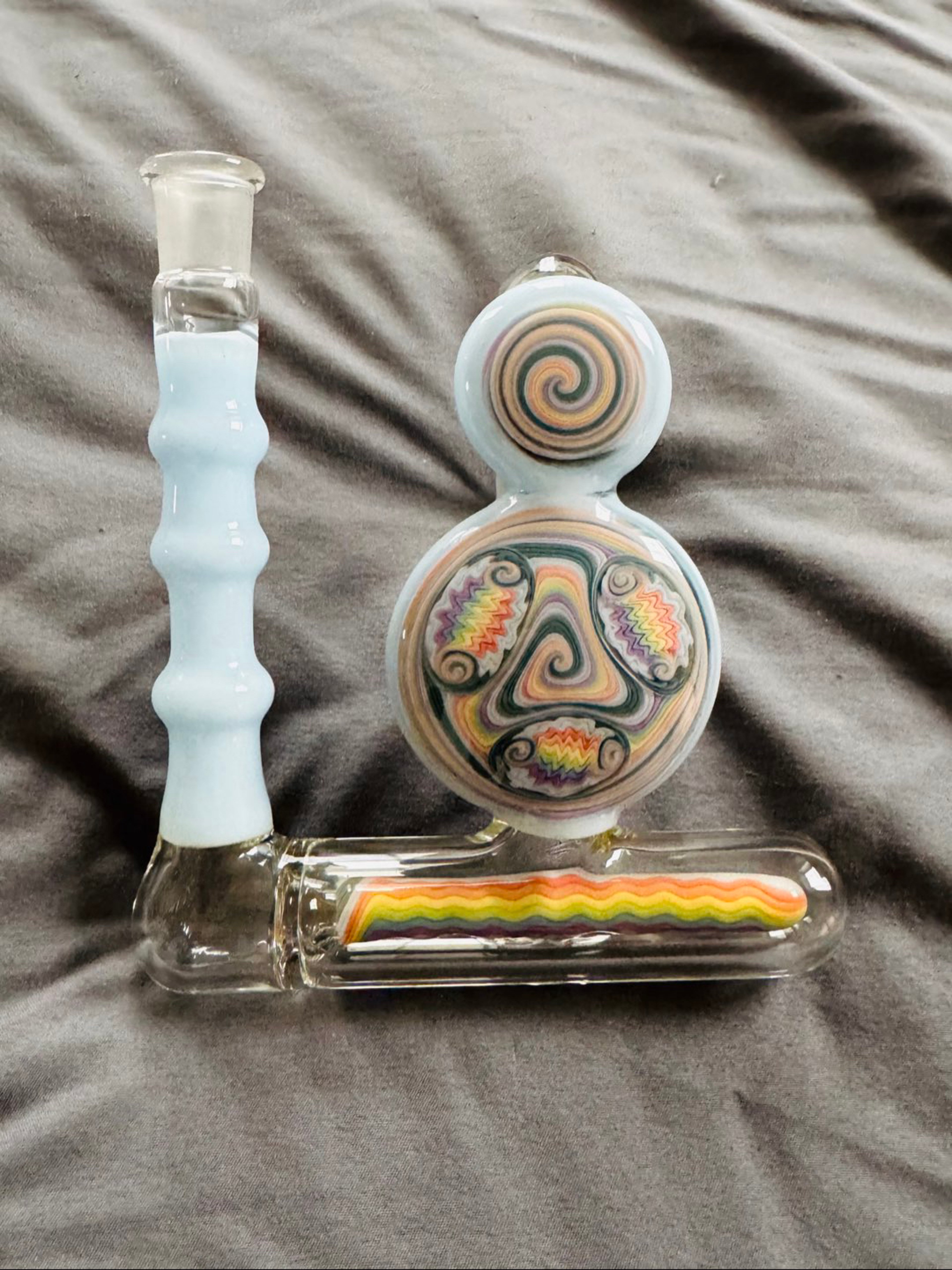 Preview pic of 😳EXTREMELY RARE OLD FULLY WORKED IN-LINE WET ASH-CATCHER !