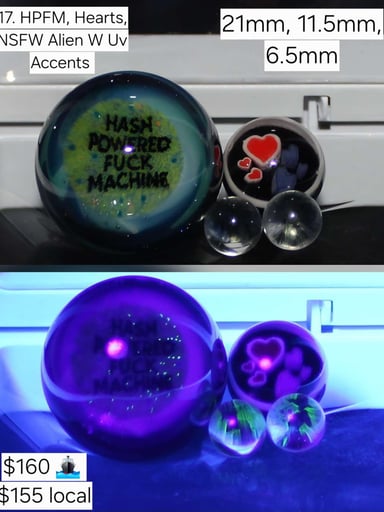 Preview pic of Hash Powered F*ck Machine 4 piece slurper set