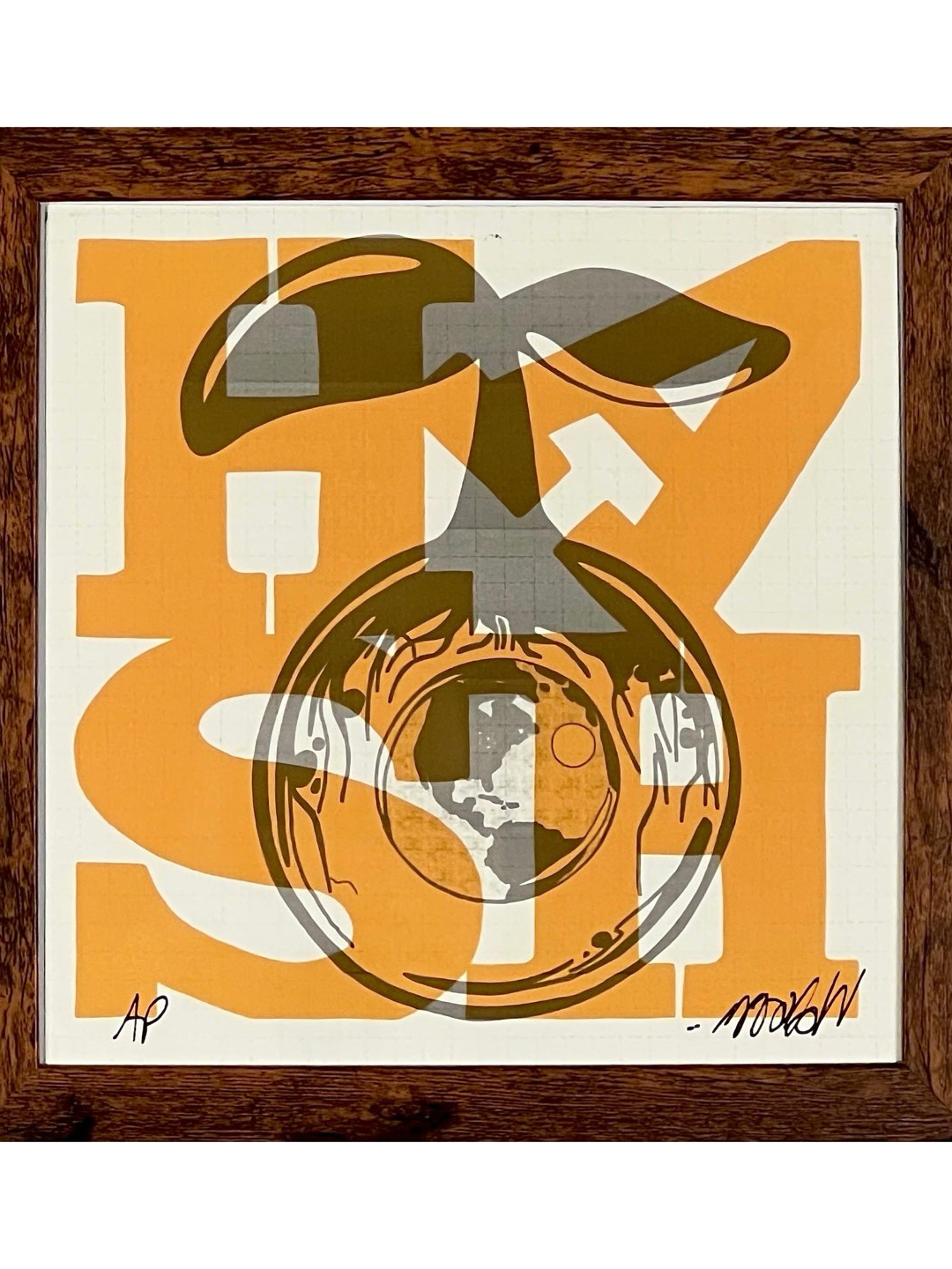 Preview pic of Wookerson Studios x Khash Treemason "Love Sheesh" Blotter Artist Proof