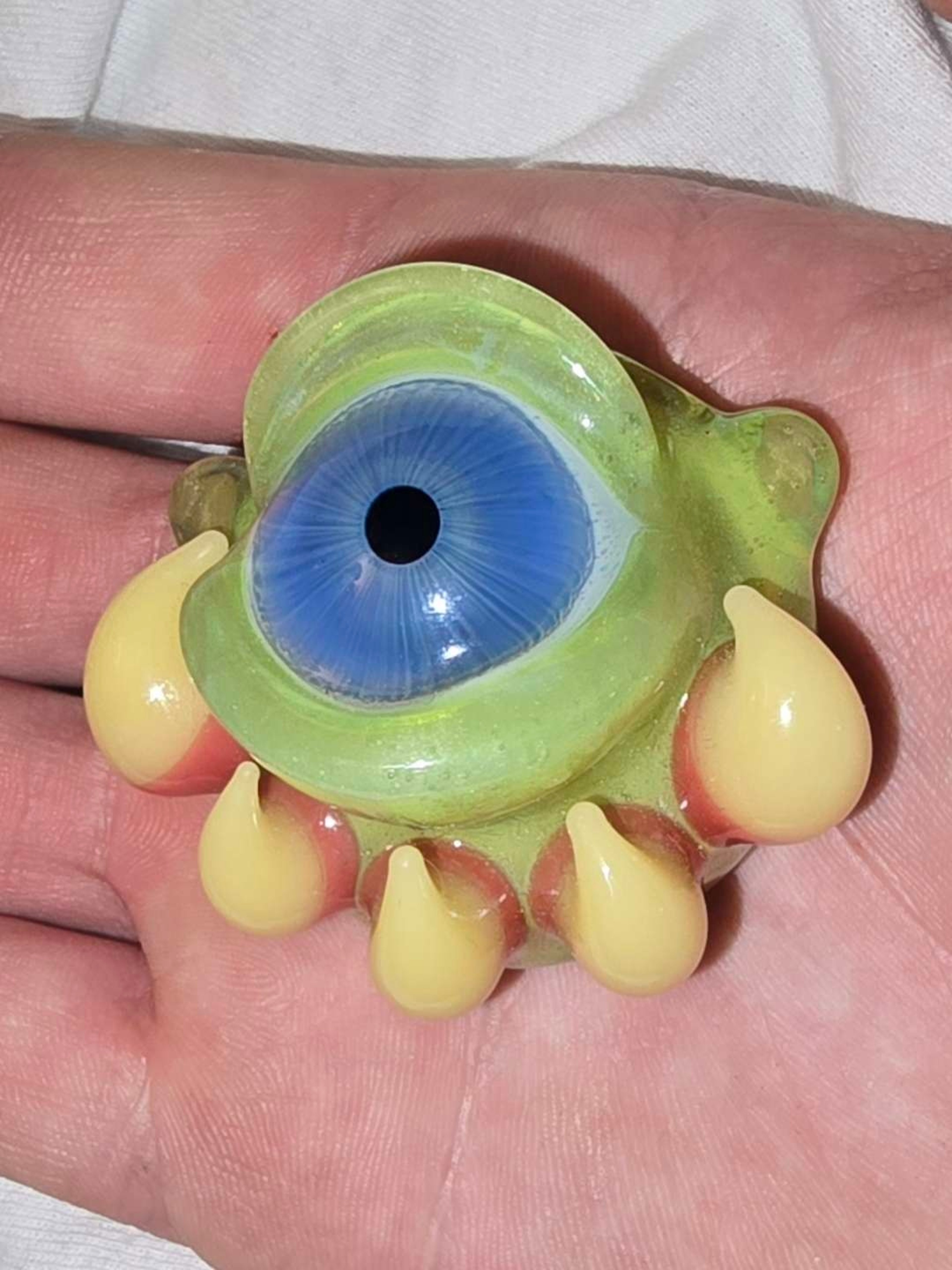 Preview pic of Lacorte Lampworking Pendant - Sunset Slyme