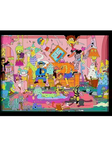 Preview pic of Leans "Leansy's House Party" Artist Proof Print