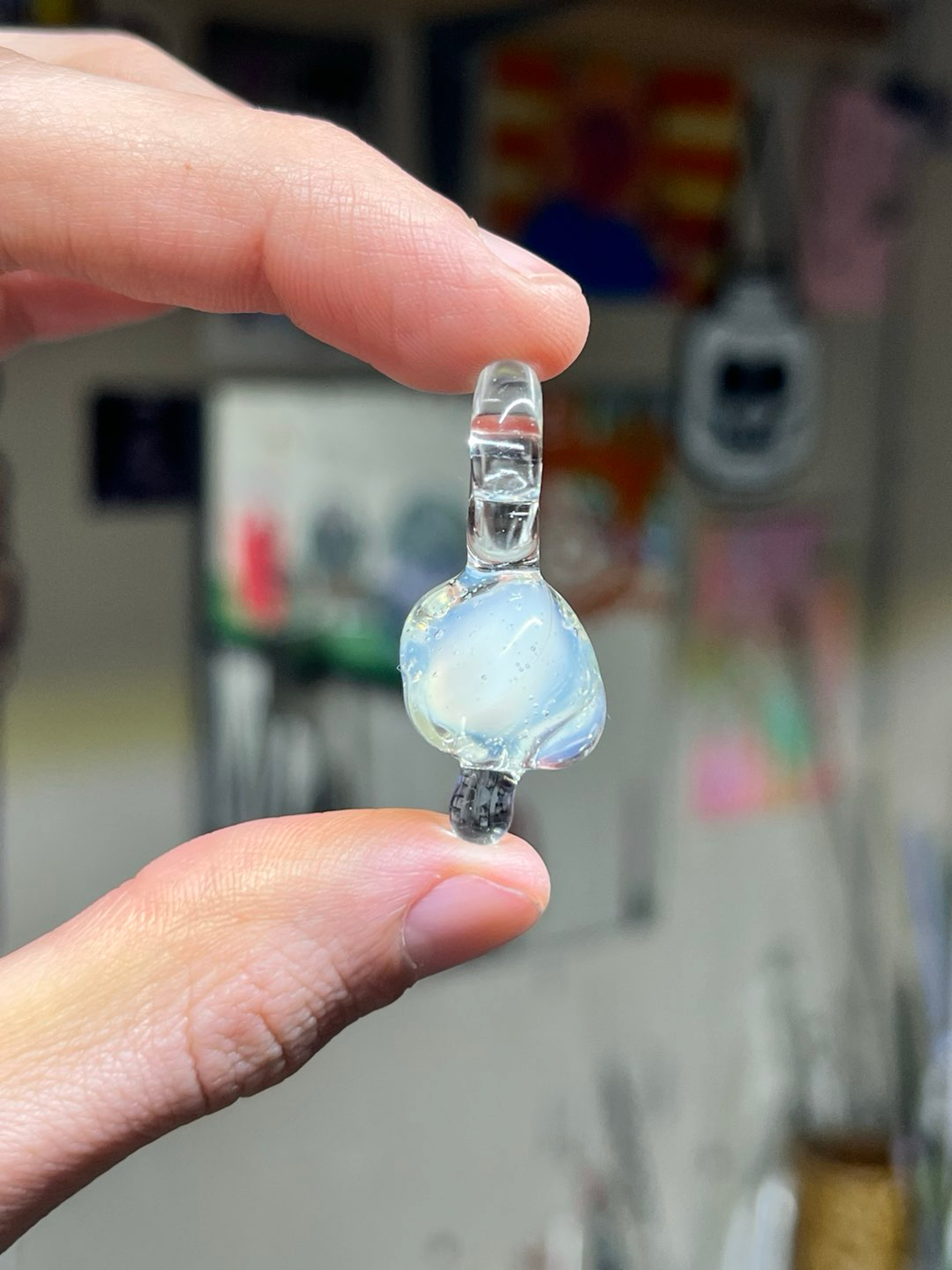 UV drippy ice cube pendant image 0