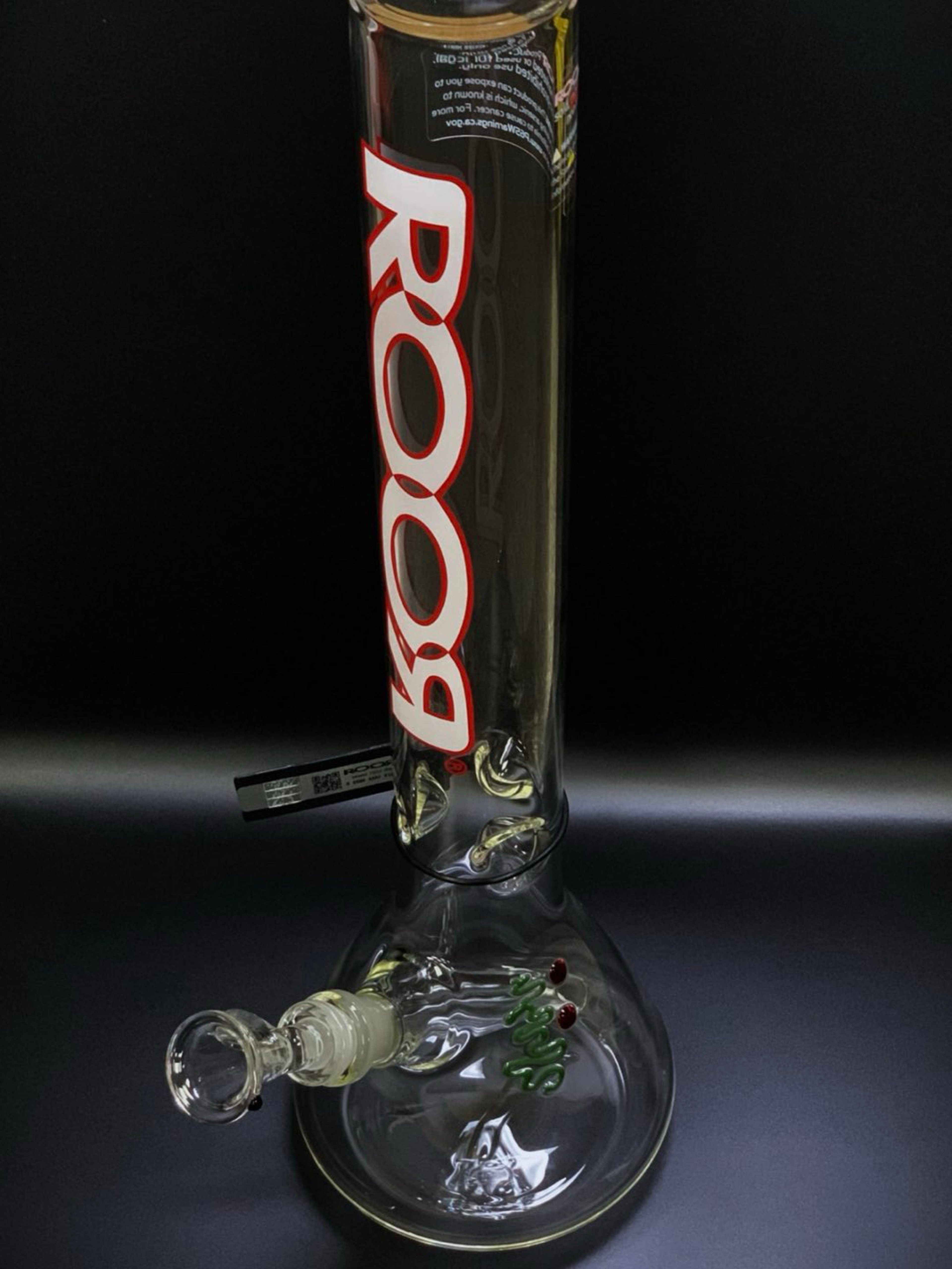 Preview pic of 18in ROOR Red and White Label Beaker