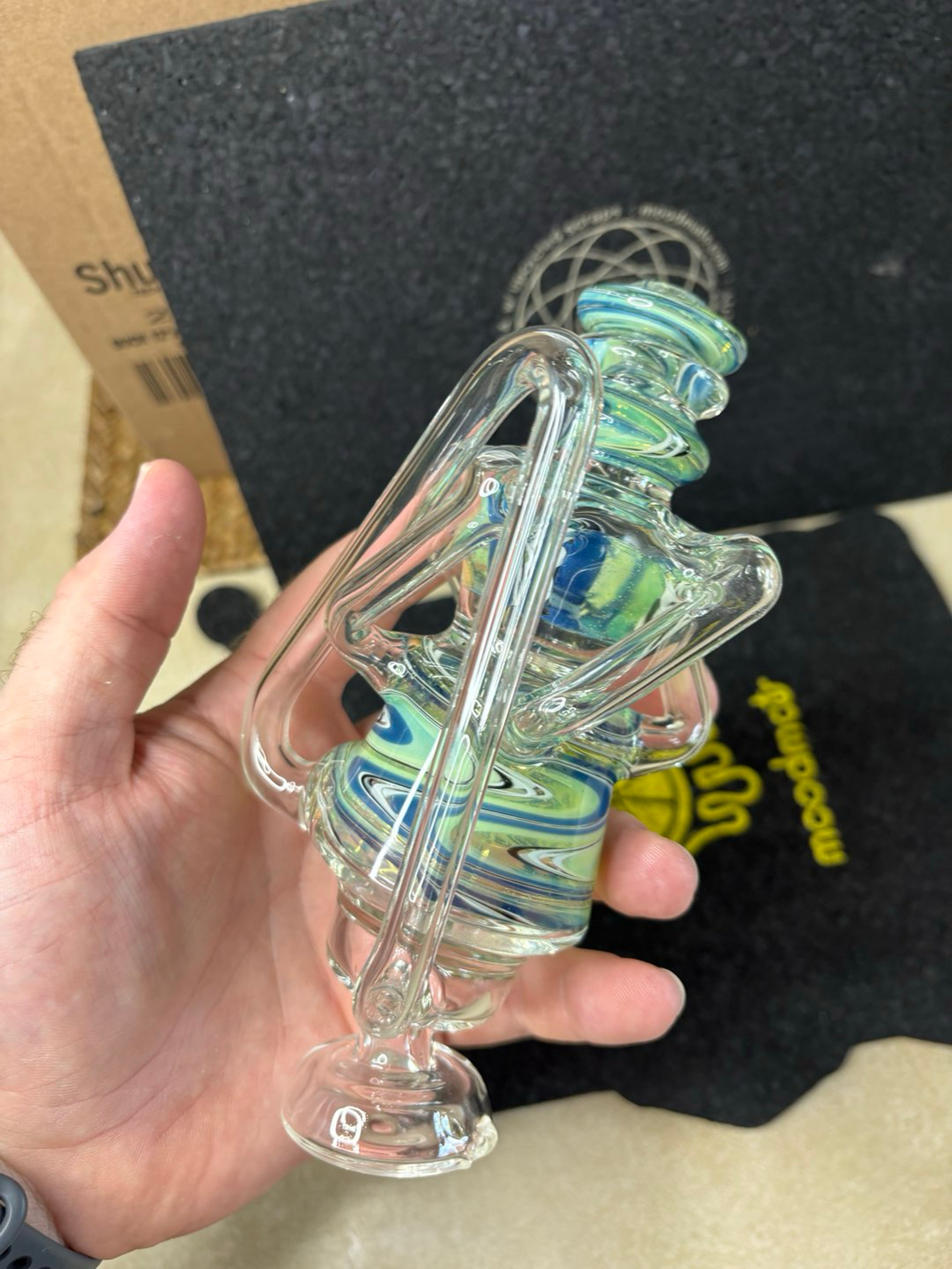 Preview pic of @KosherGlass Quad Recycler