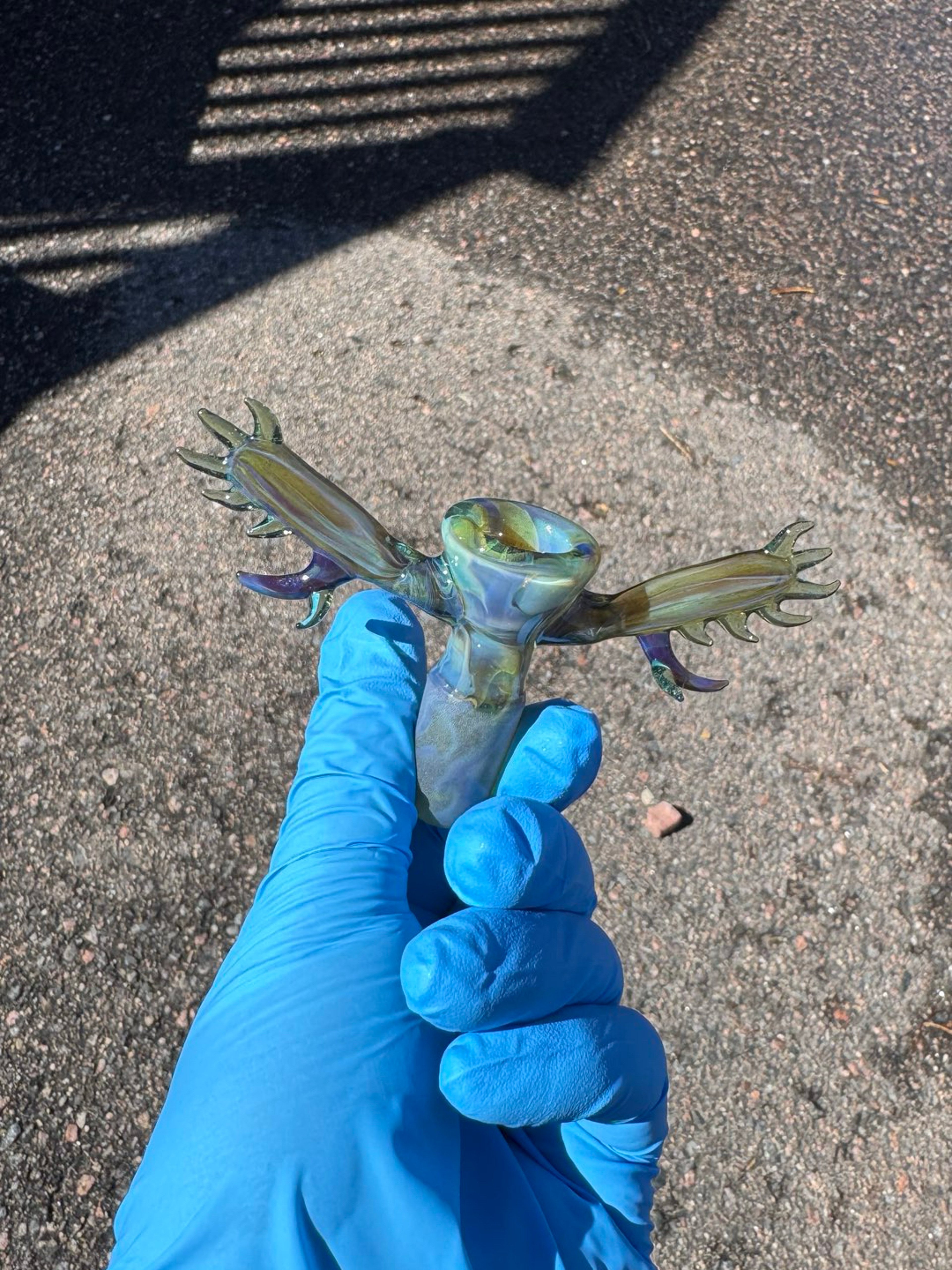 Moose Glass FW Double Antler image 0