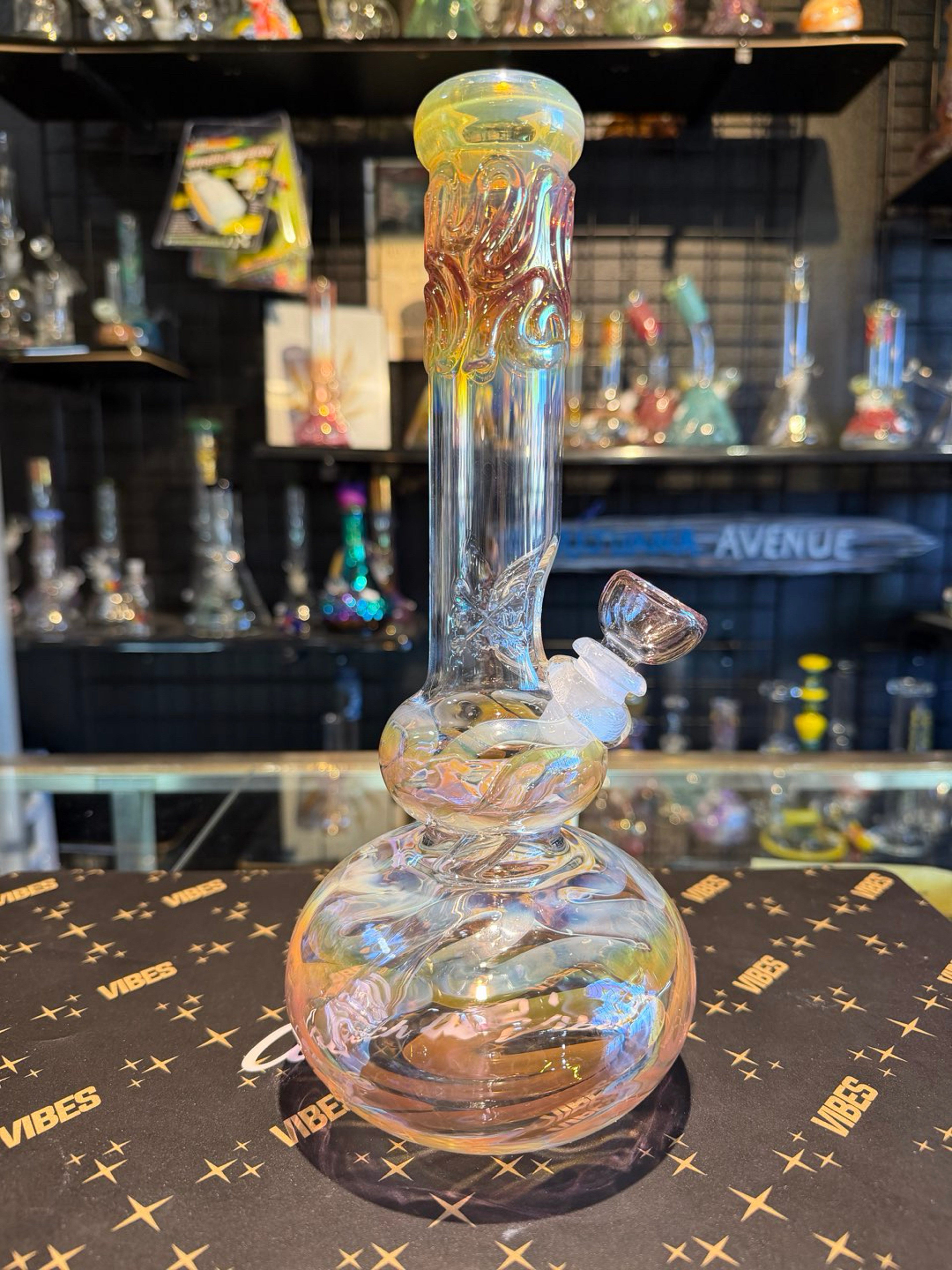 Preview pic of Mary Jane’s Glass Fumed Bubble Beaker