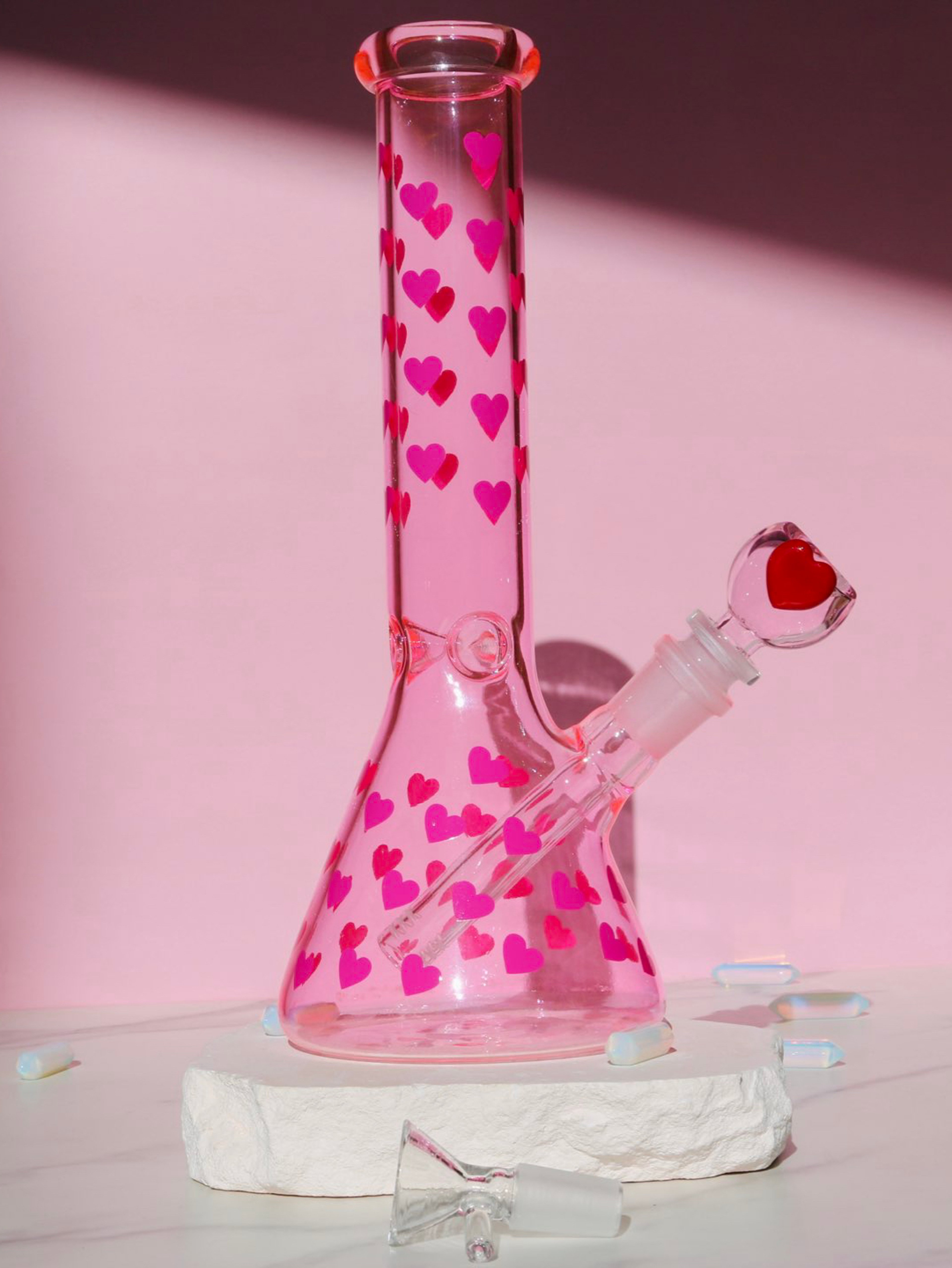 Pink Hearts Bong image 0