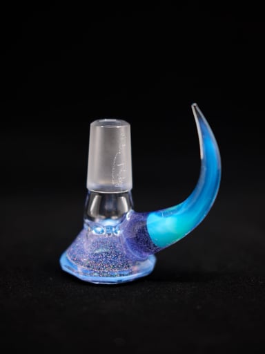 Preview pic of Purple Crushed Opal and Meta Faceted 4 Hole Slide