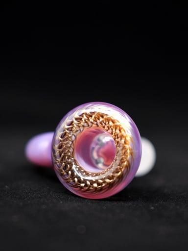 Preview pic of ApixDesign Purple & Electrum 4 Hole Slide 18mm