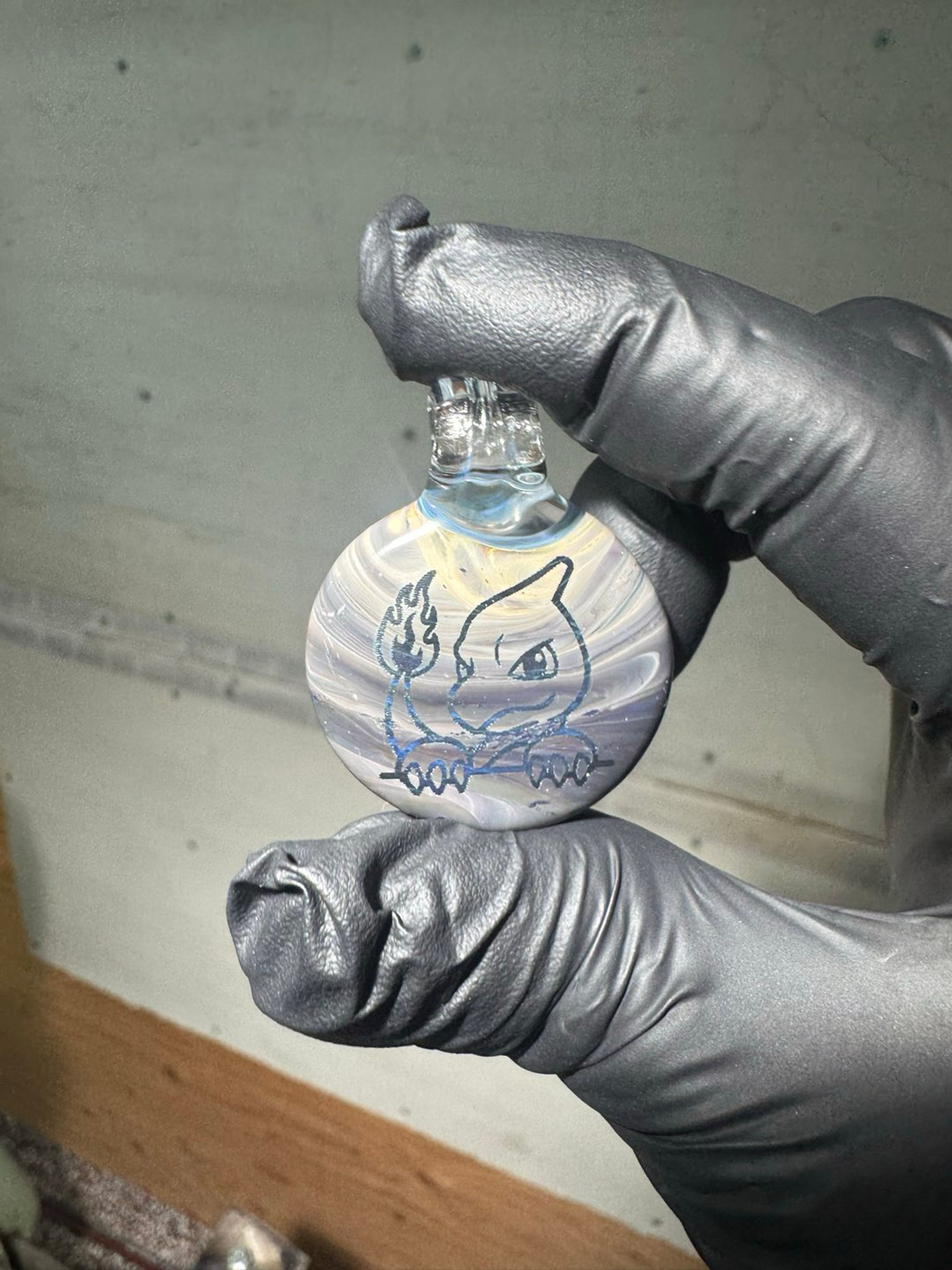 Preview pic of Engraved Charmeleon Pendant