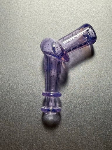 Preview pic of puffco carb cap straw joystick PURPLE RAIN glass