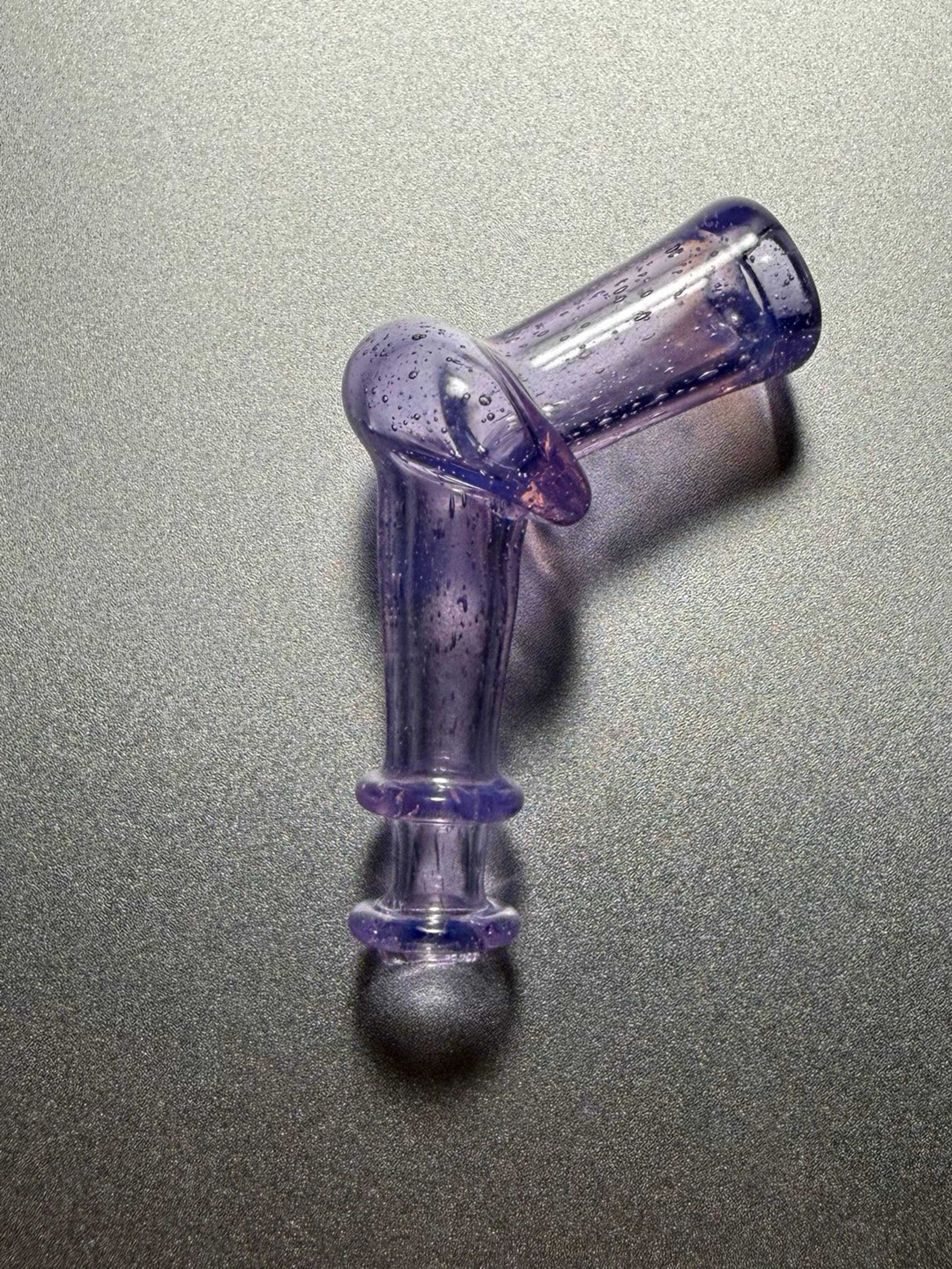 Preview pic of puffco carb cap straw joystick PURPLE RAIN glass