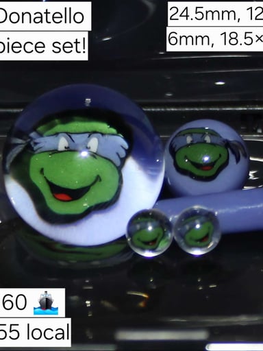 Preview pic of TMNT Donatello 5 piece slurper set!