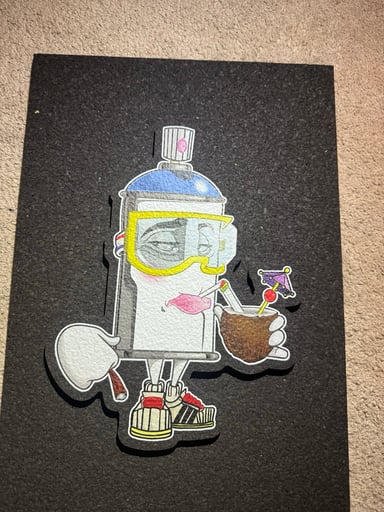 Preview pic of Spraycan Vacation Moodmat