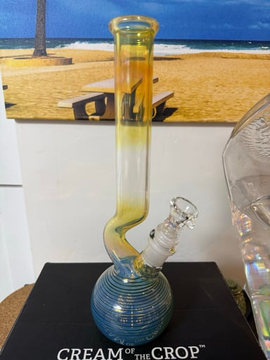 Preview pic of Glass Distractions Mini Silver Fume Beaker