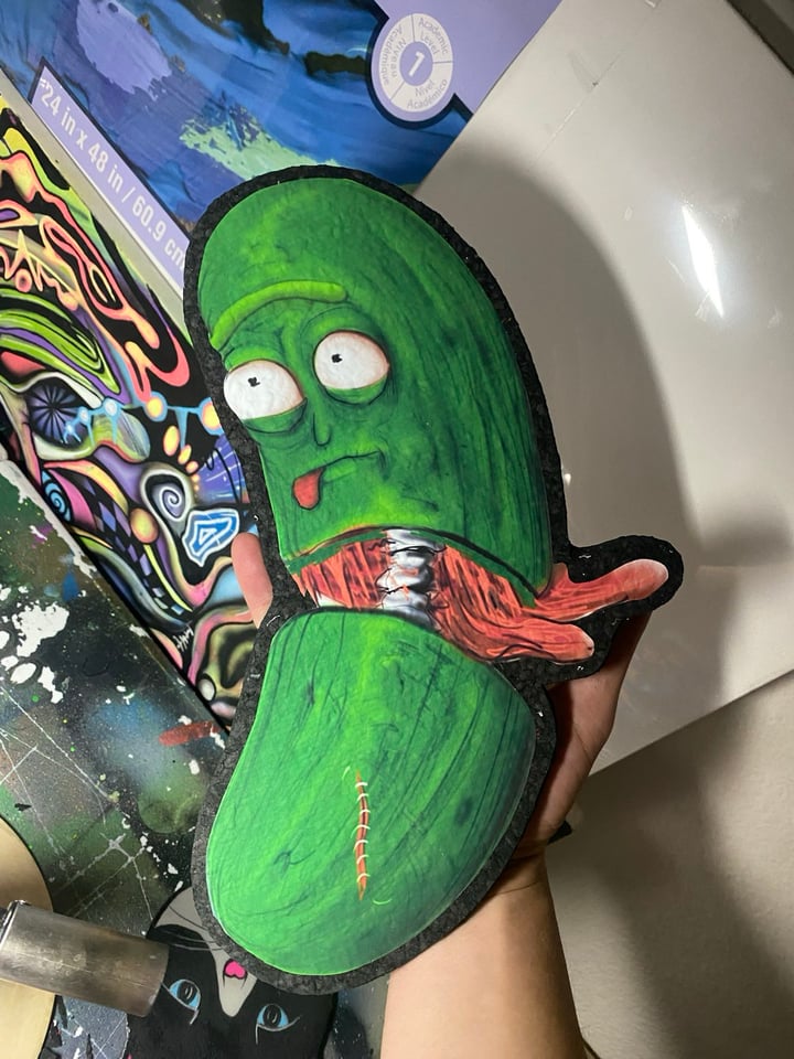 Pickle rick mat | Shop Visual Fiber on GlassPass