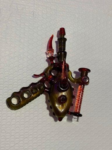 Preview pic of Wisco Kid Ray Gun - Red/Gold - 10mm - Mint