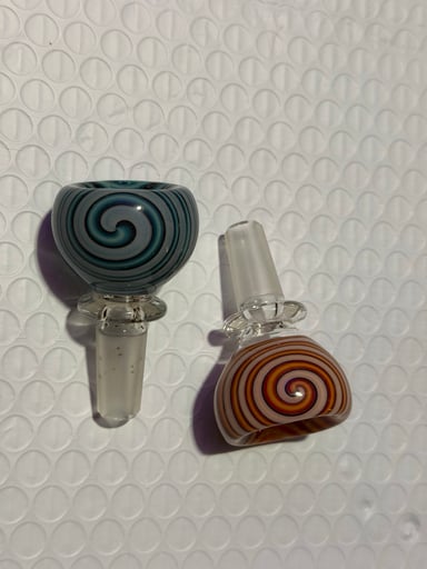 Preview pic of Fire & Ice Wig Wag Matching Bowl Slides – 14mm Male