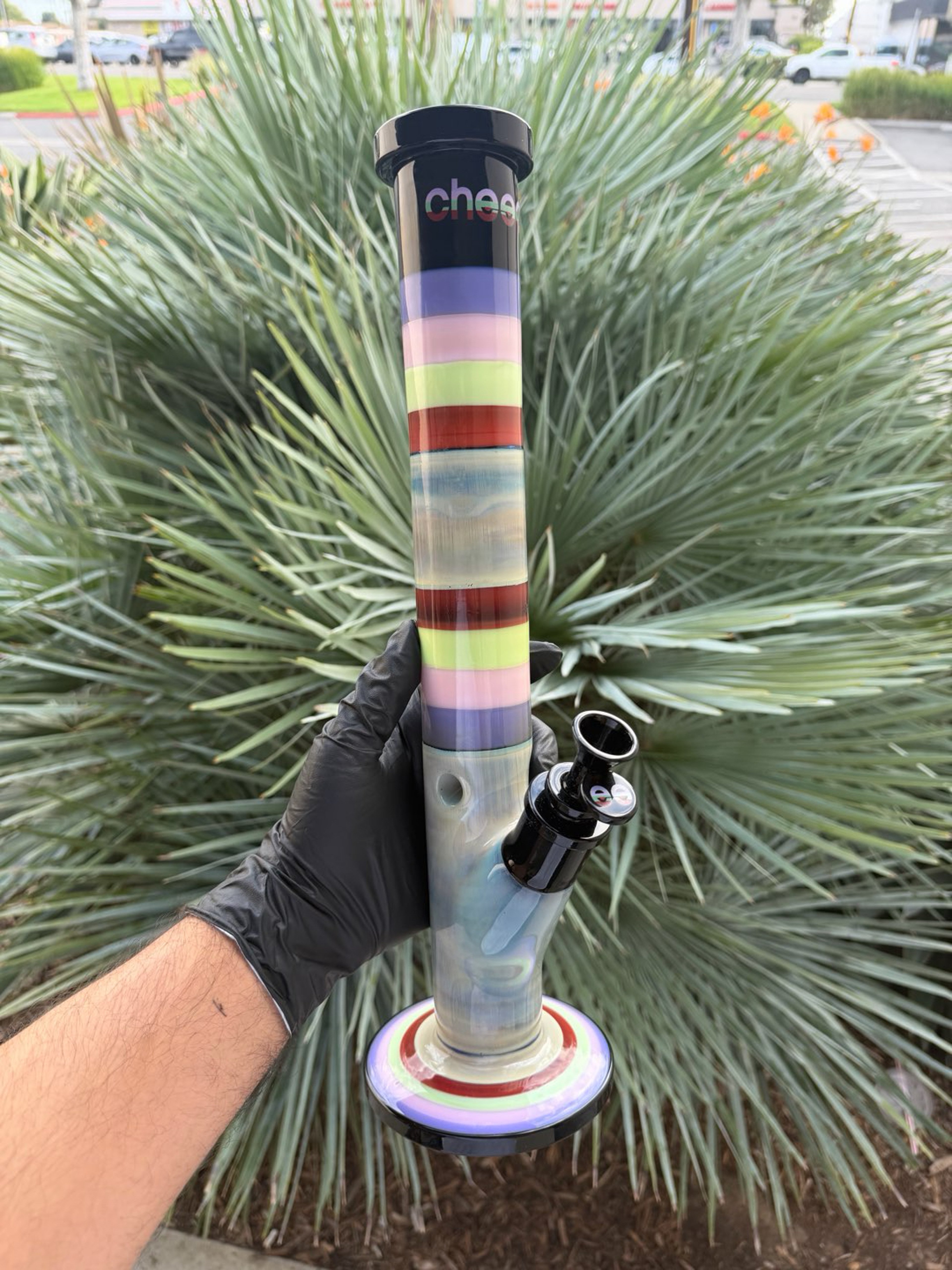Preview pic of Cheech Glass - 16” Straight Tube “Doing Too Much”