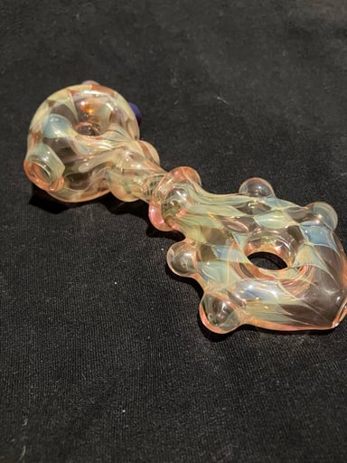 Preview pic of Siver and gold fume dotbox spoon