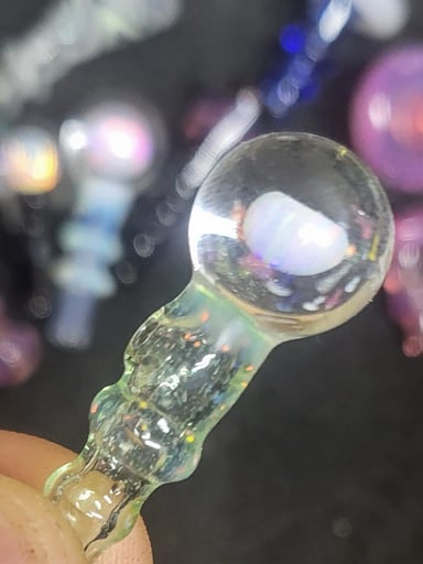 Preview pic of Opal Chunk Spinner Cap by @BhoroGlass