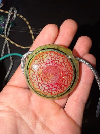 Preview pic of STOKE Glass Vortex / Implosion Pendant Necklace
