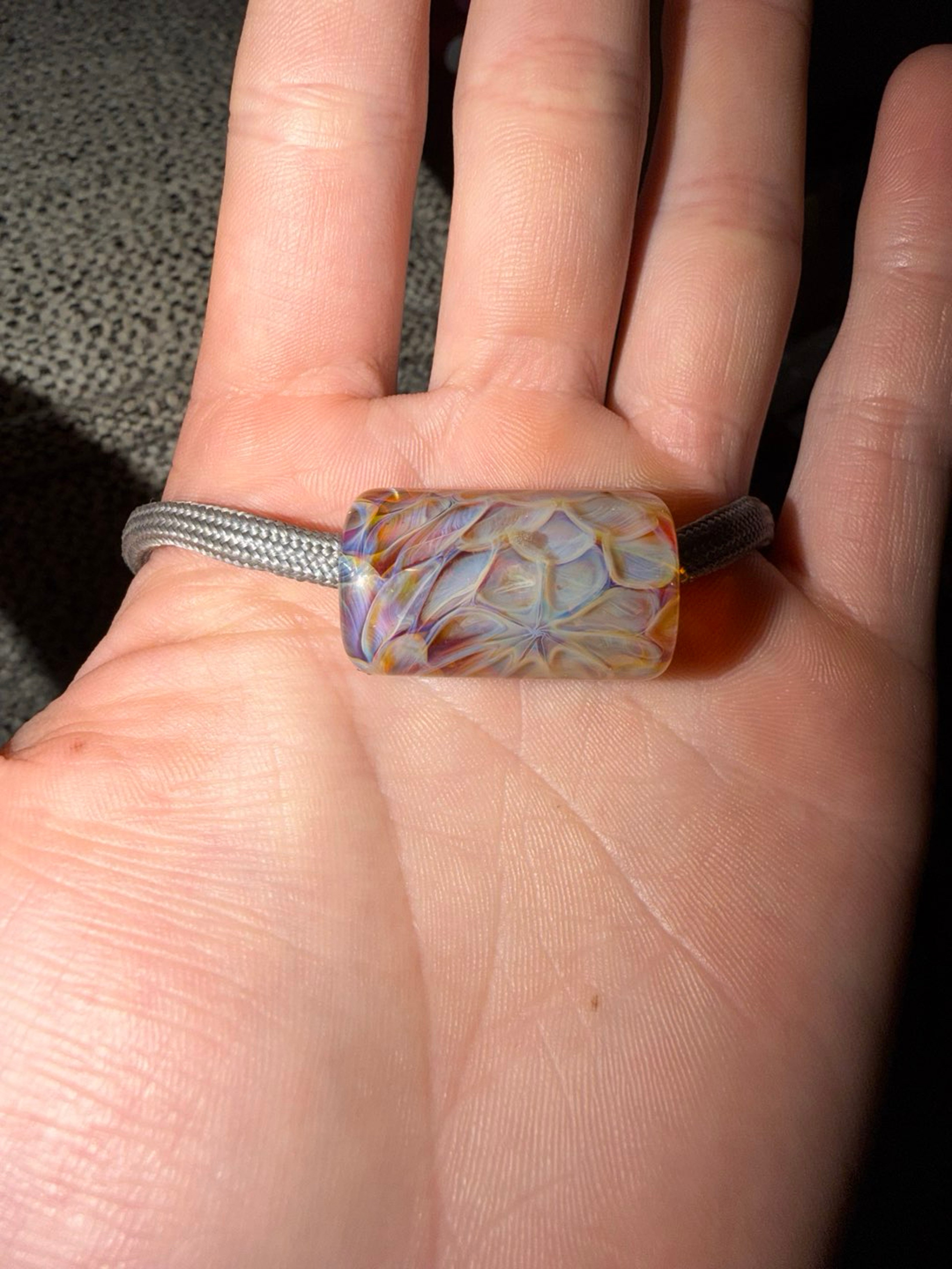 Preview pic of Fumed AP Bead Neckelace by SAP Glass