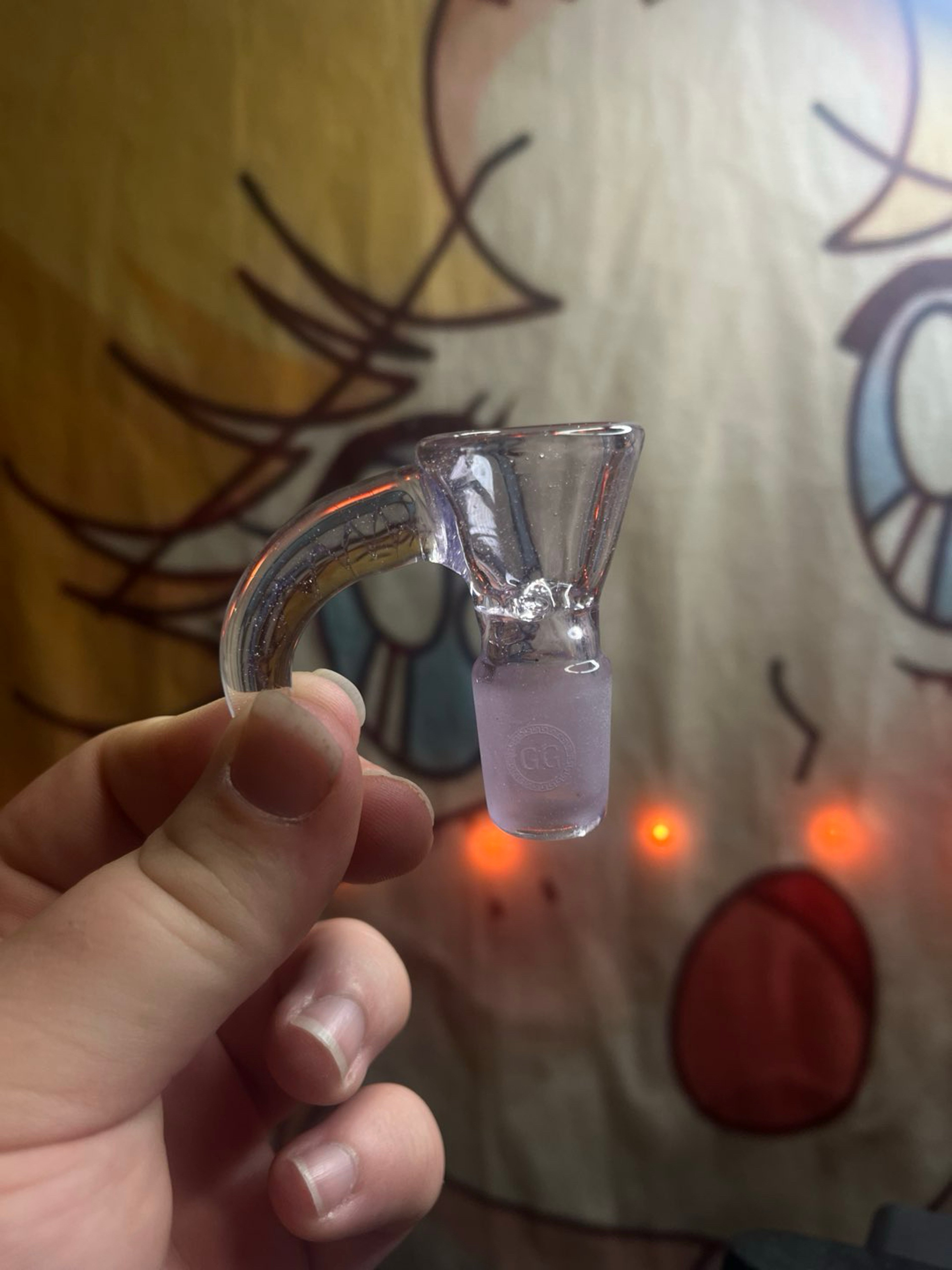 Preview pic of Purple American Glass 4 Hole Slide